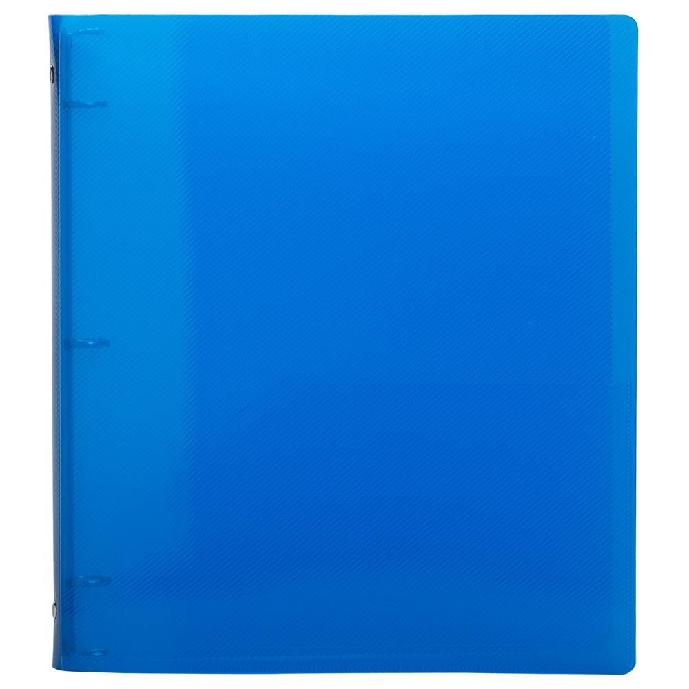 JAM Paper 0.75" Glass Twill Plastic 3-Ring Binder