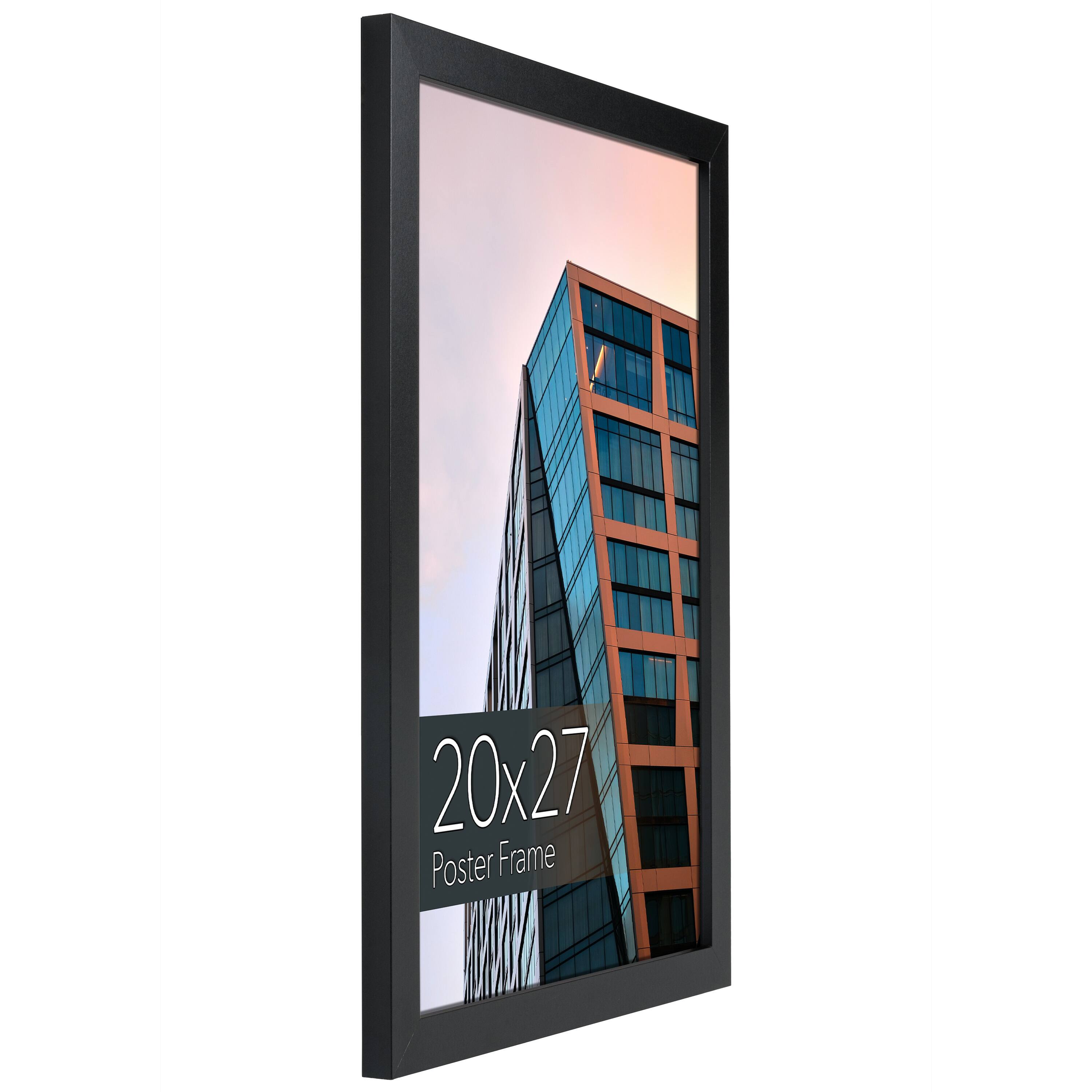 WallsThatSpeak Vertically or Horizontally Hanging Black Picture Frame, 6ct.