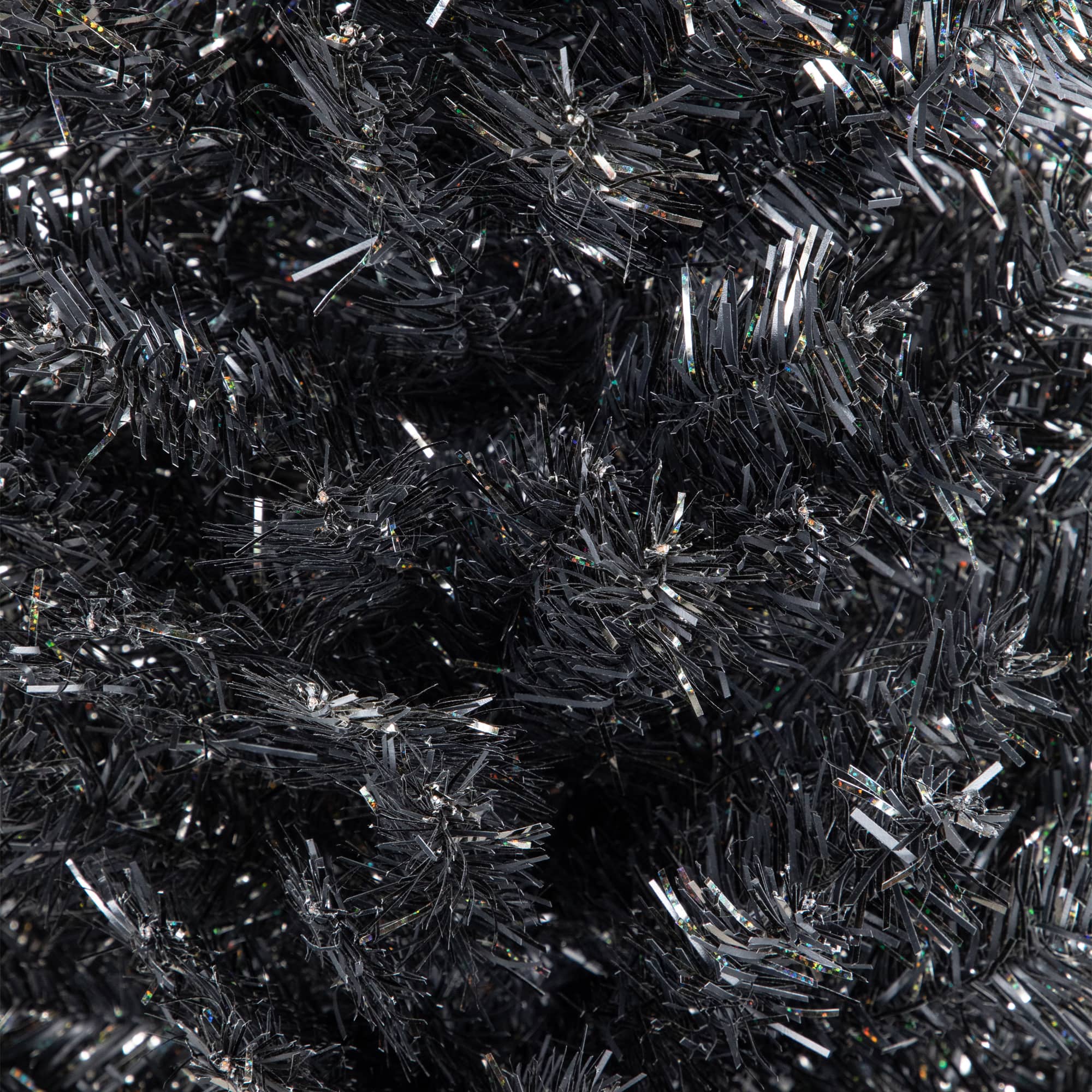 6ft. Iridescent Charcoal Slim Halloween Tinsel Tree
