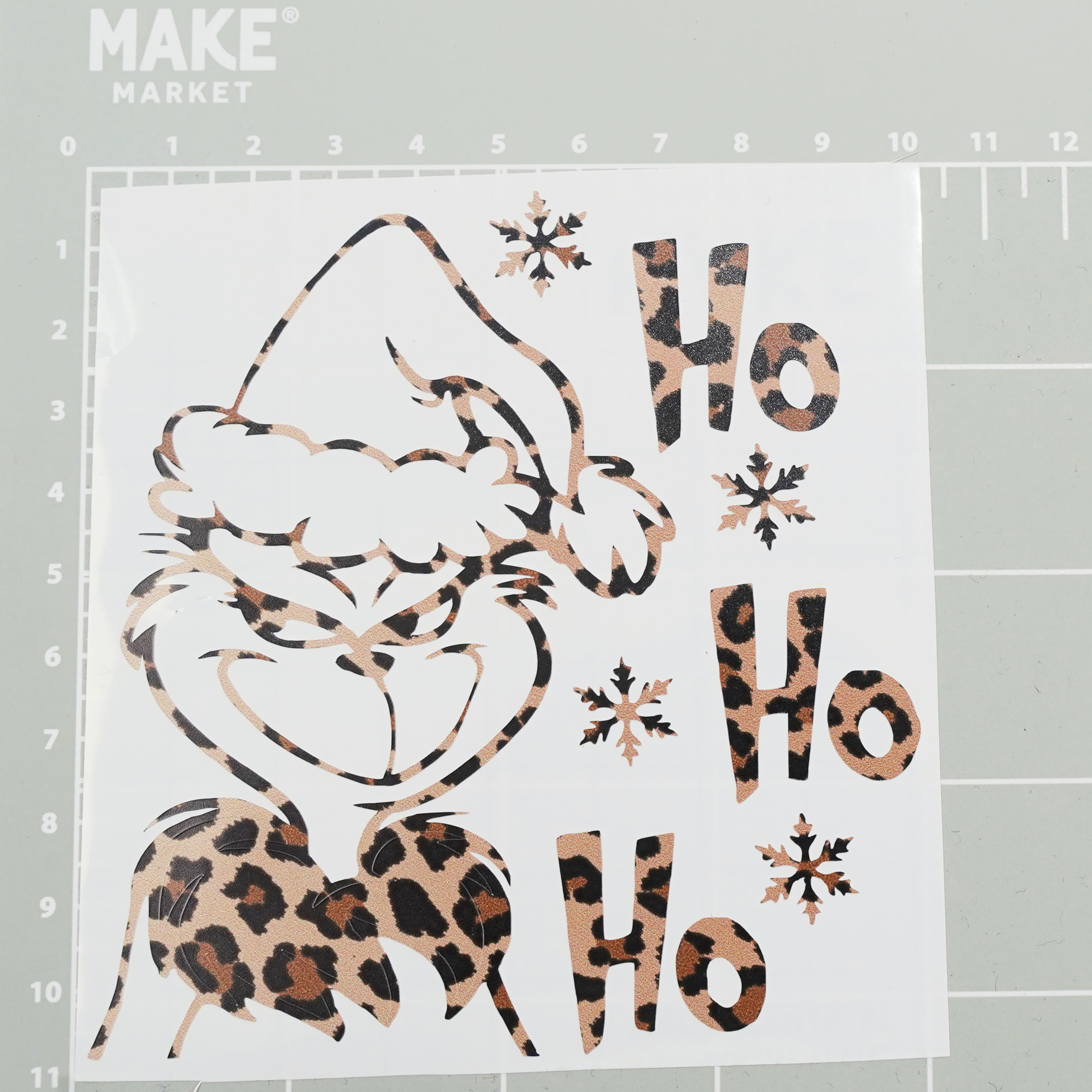 12 Pack: Leopard Pattern Permanent Vinyl by Make Market®
