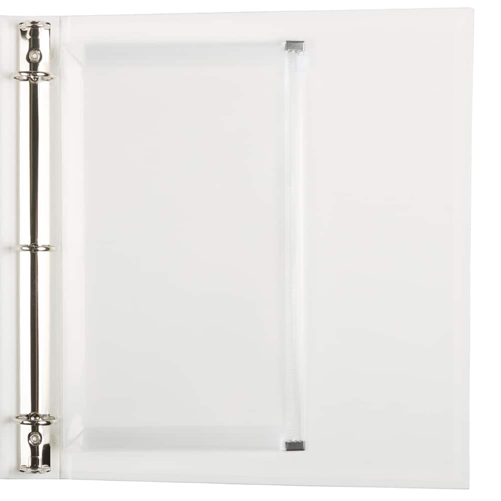 JAM Paper 6" x 9.5" Clear Plastic Zip Closure 3-Hole Punch Envelopes, 12ct.