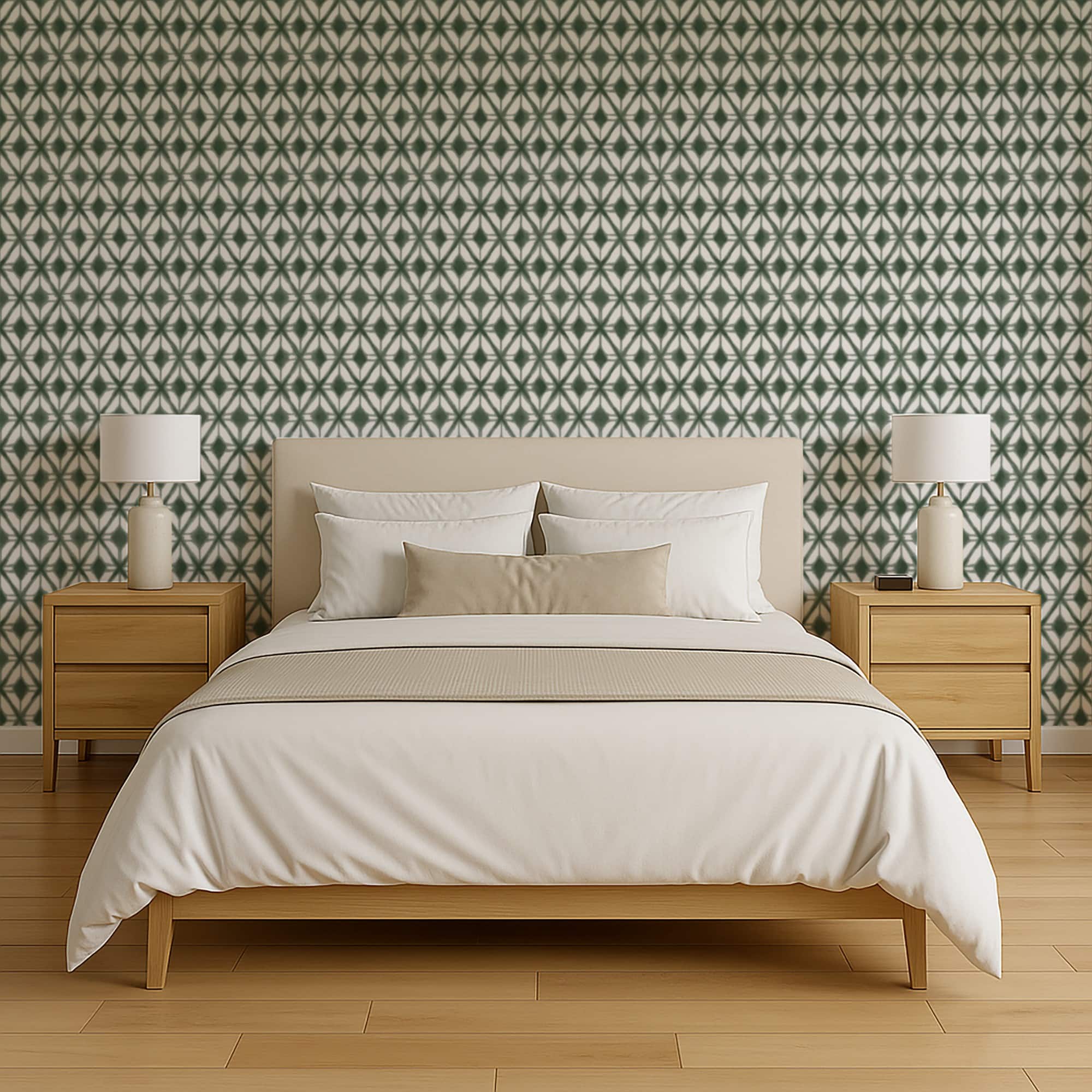 Designs Direct Shibori Geometric Peel & Stick Wallpaper