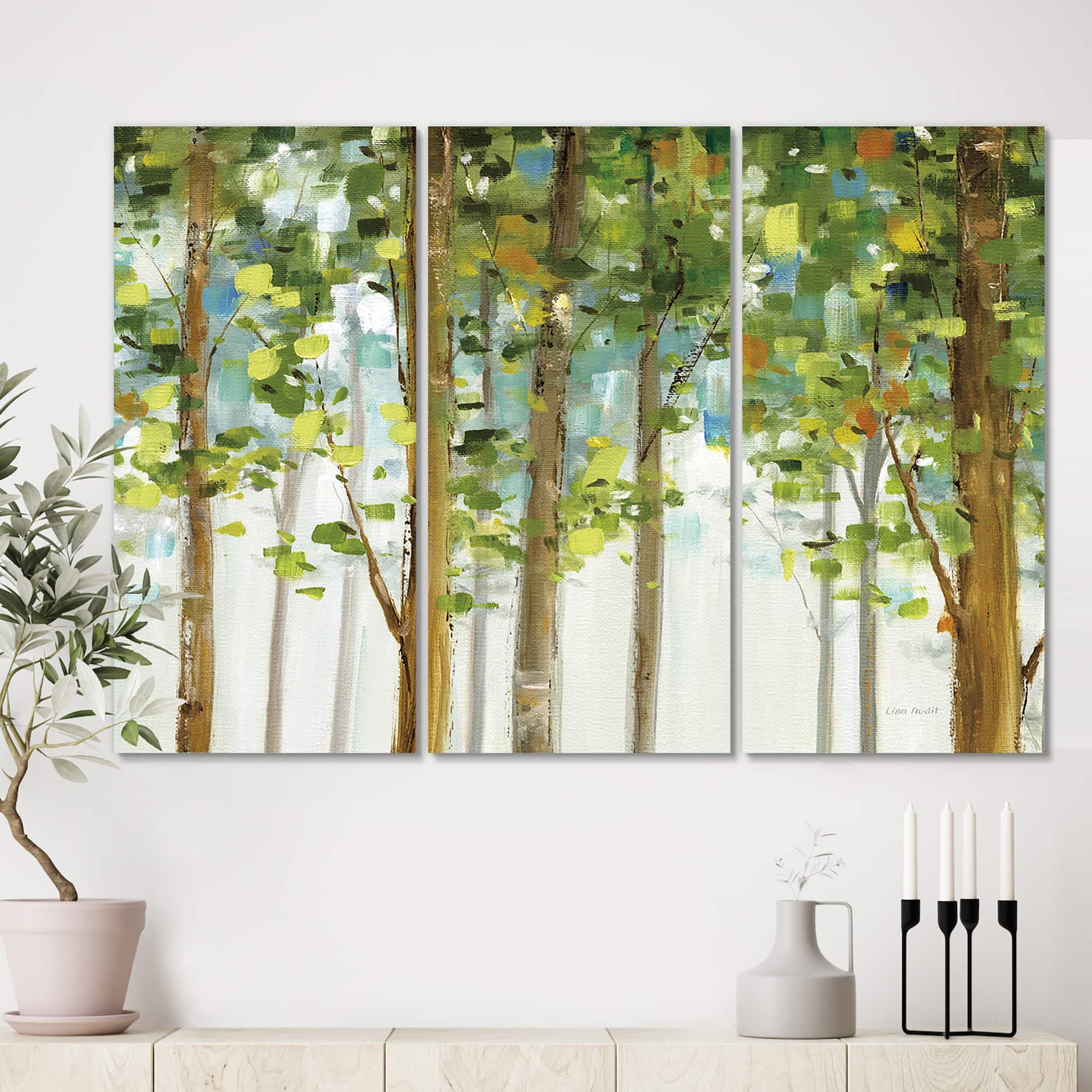 Designart - Green Forest Study