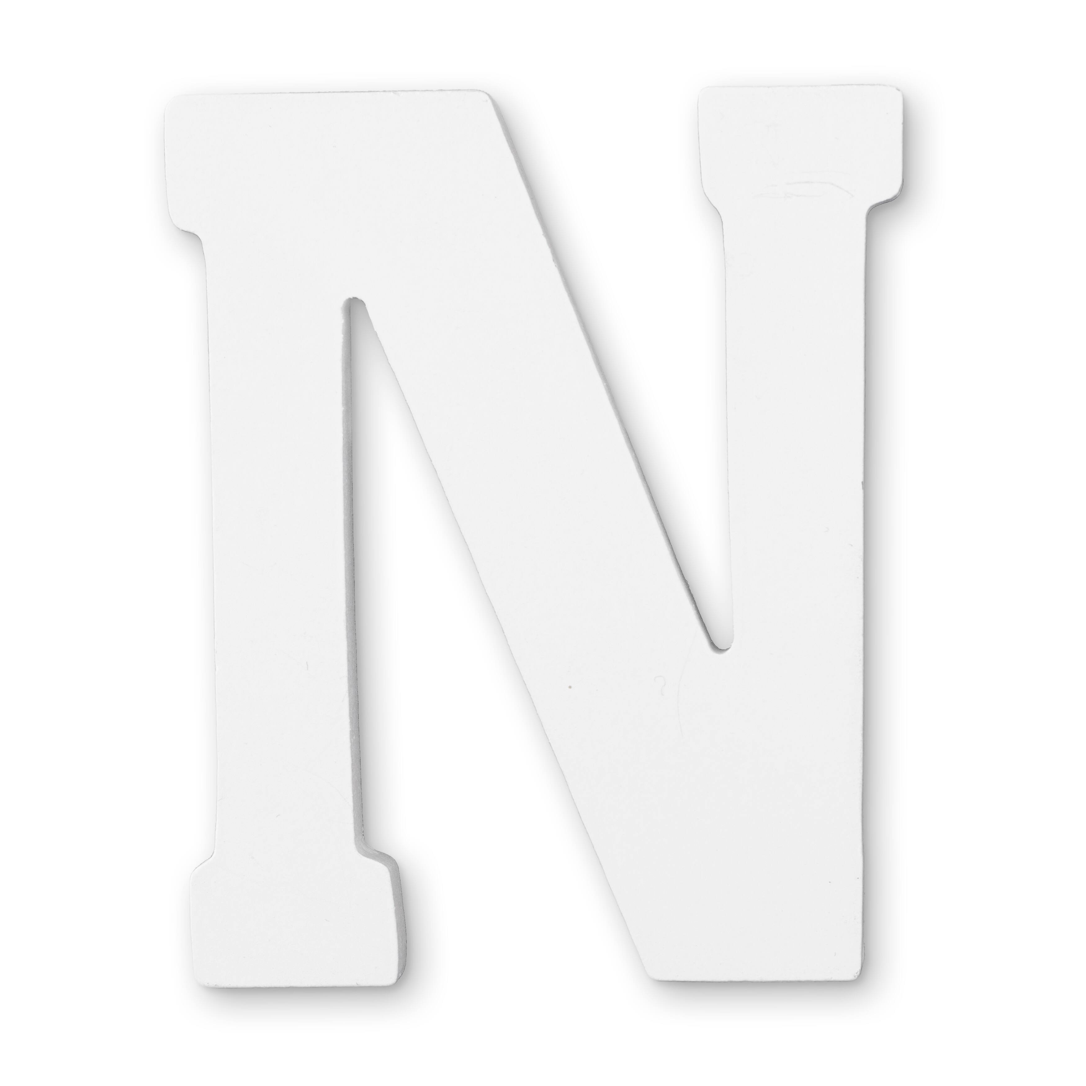 12 Pack: 4.75" White MDF Letter by Make Market®