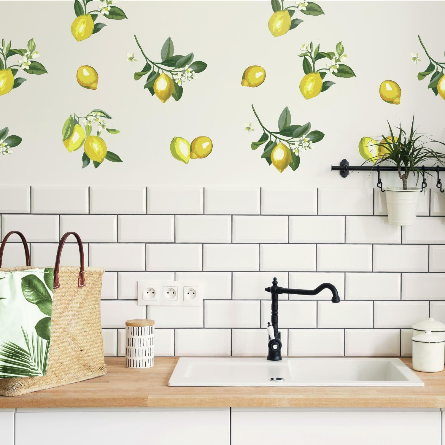 RoomMates Lemon Peel & Stick Wall Decals
