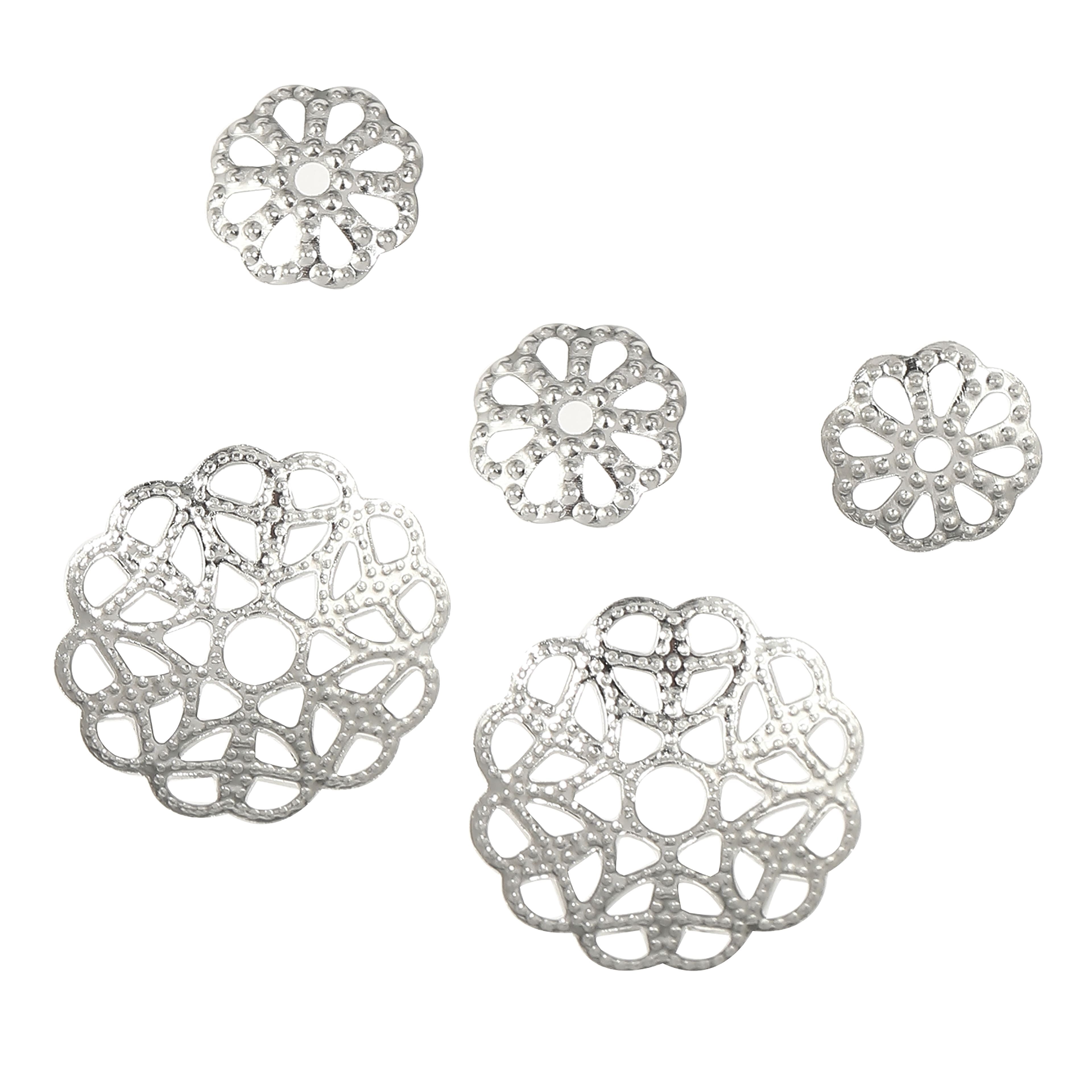 12 Packs: 82 ct. (984 total) Assorted Filigree Bead Caps by Bead Landing™