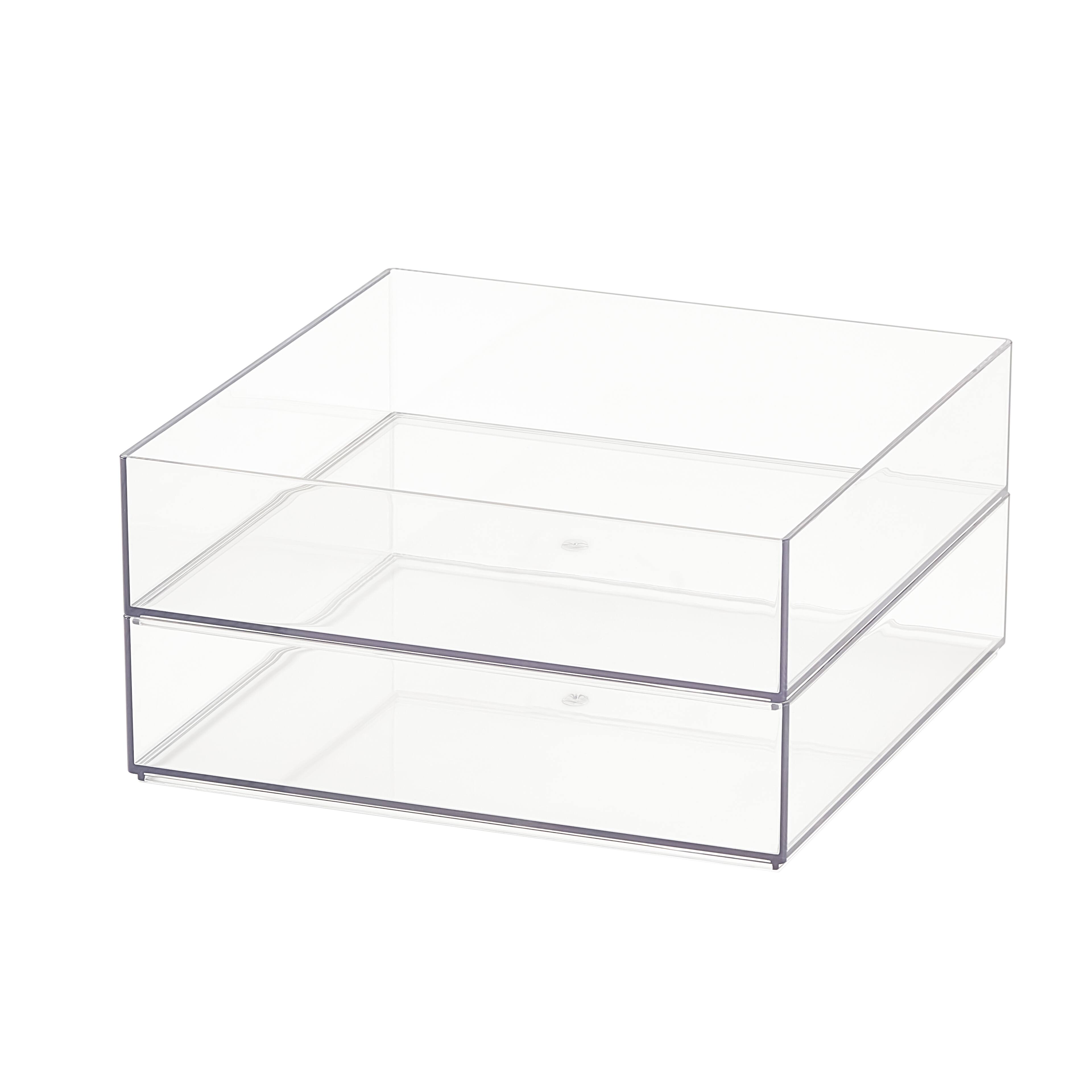 8" x 8" Clear Stacking Storage Tray by Simply Tidy™