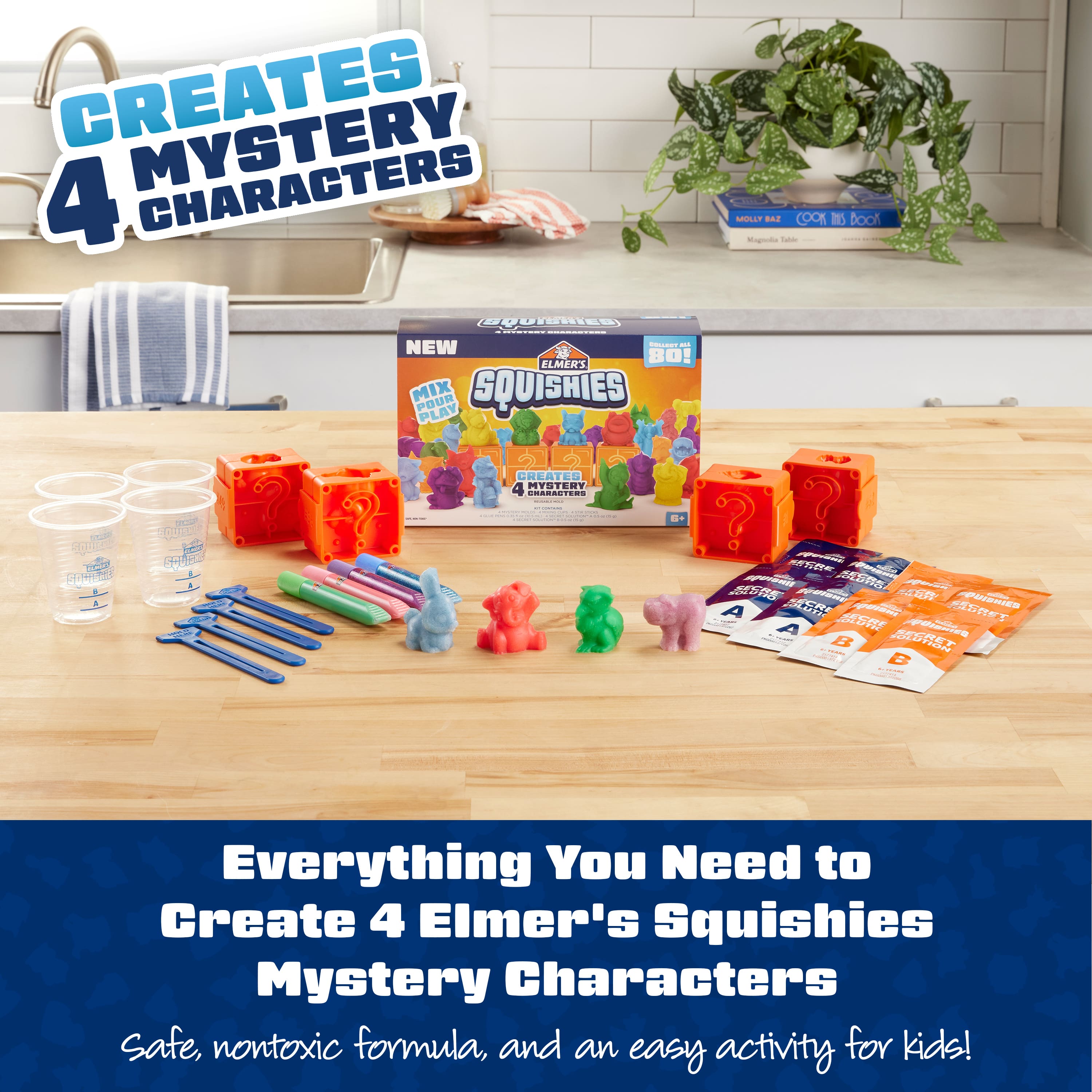8 Pack: Elmer's® Squishies 4 Character Kit