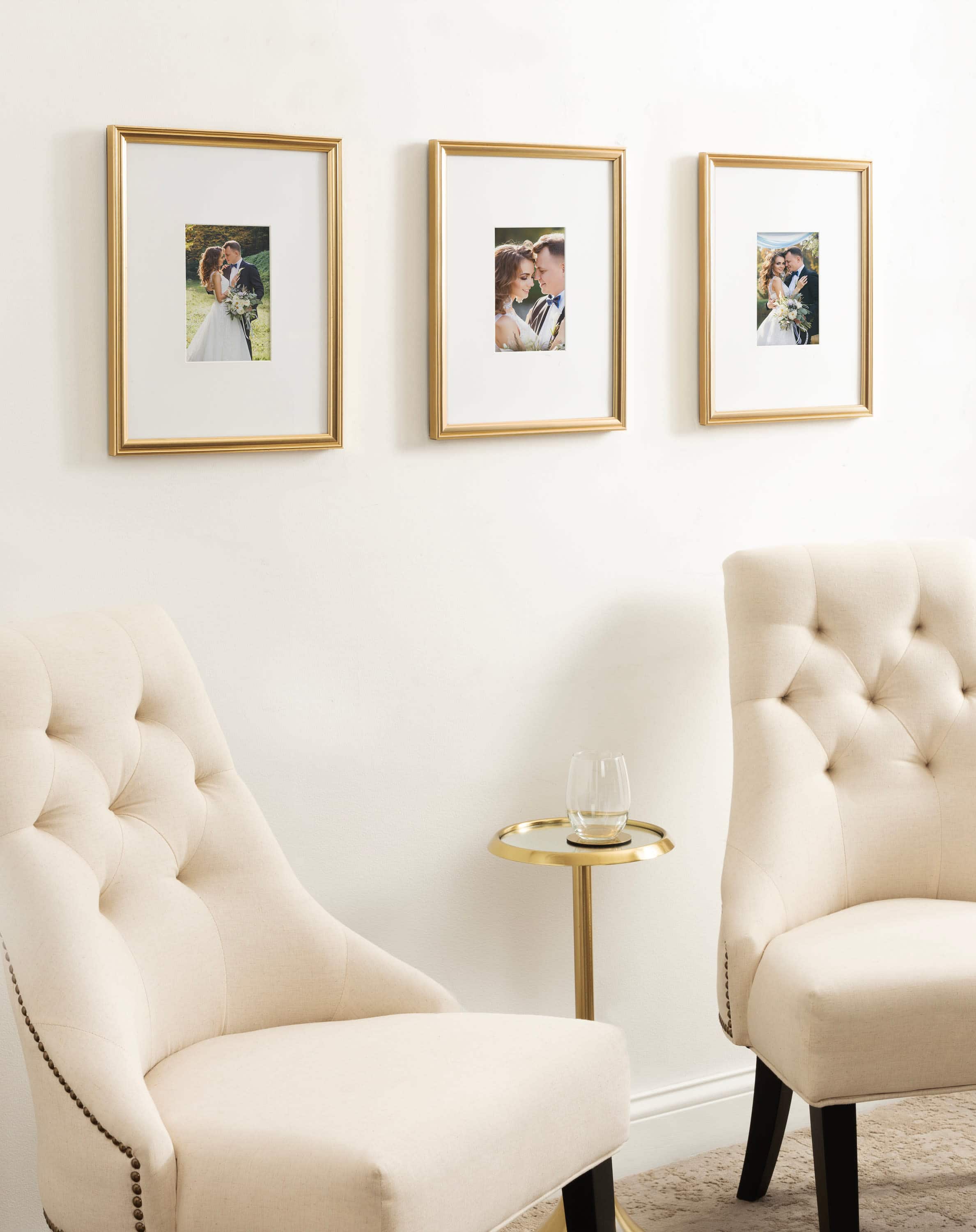 Kate and Laurel Adlynn 11" x 14" Photo Frames 5" x 7" with Mat, 3ct.