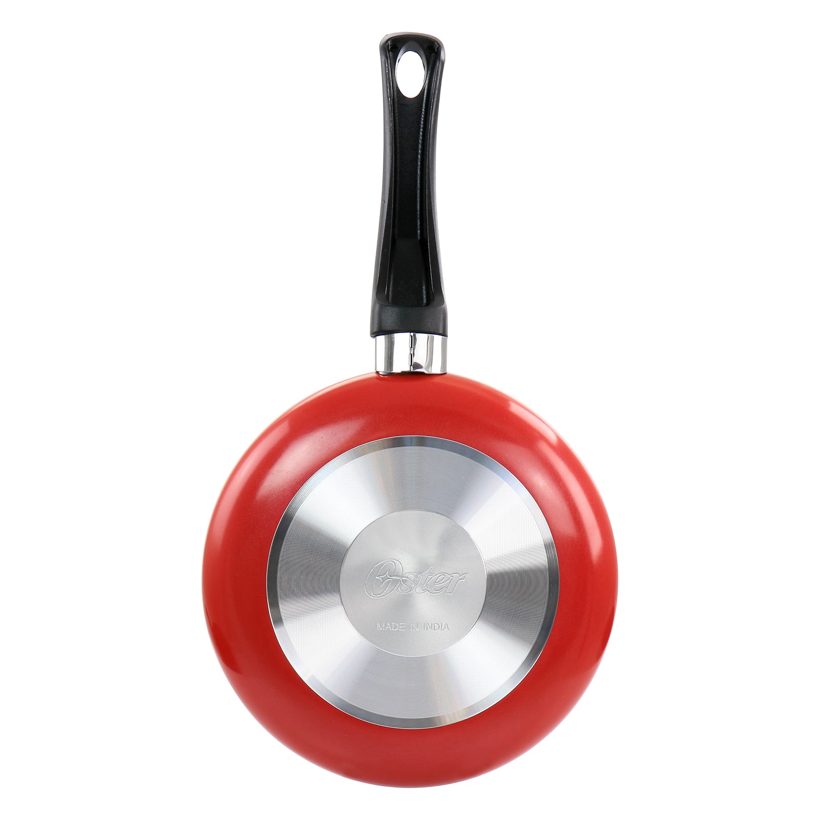 Oster Luneta 9.5" Red Aluminum Nonstick Frying Pan