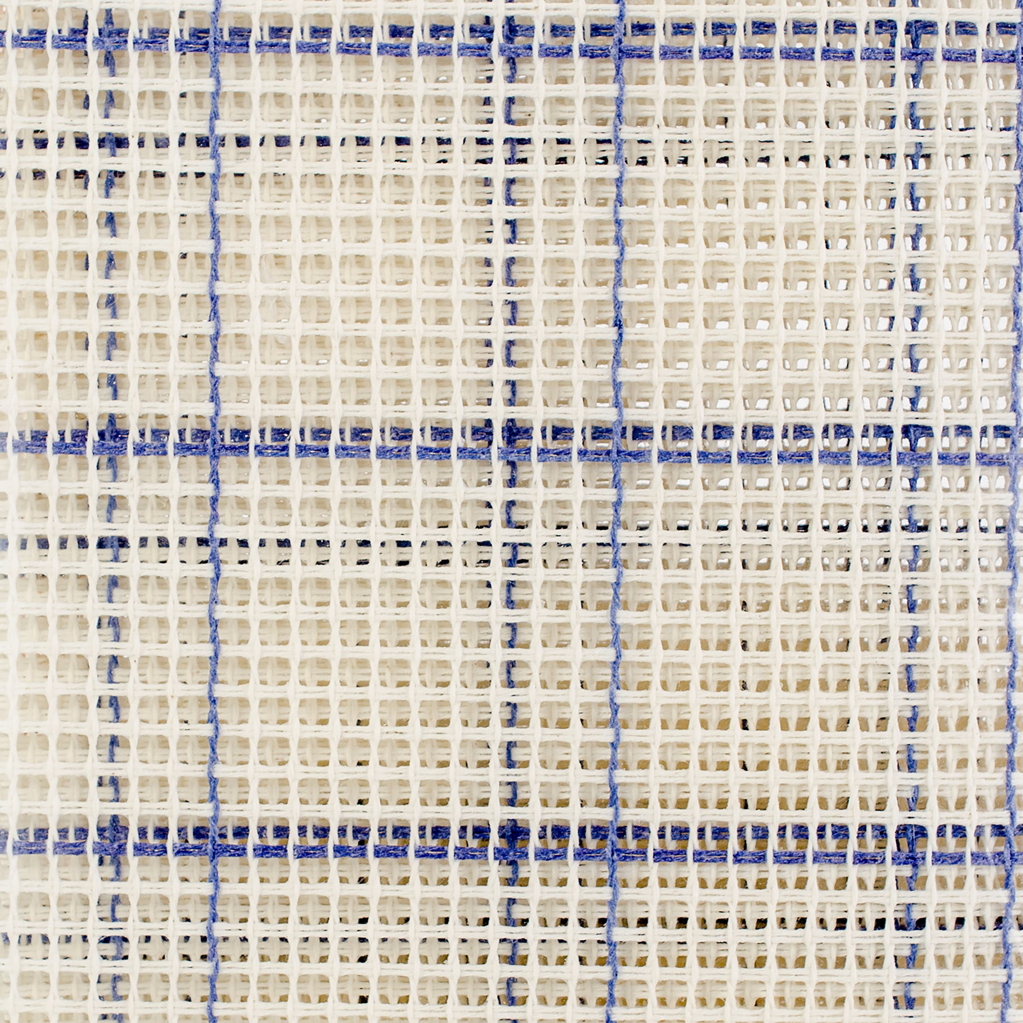 Zweigart® Blue Checked 3.75" Mesh Rug Canvas, 36" x 60"