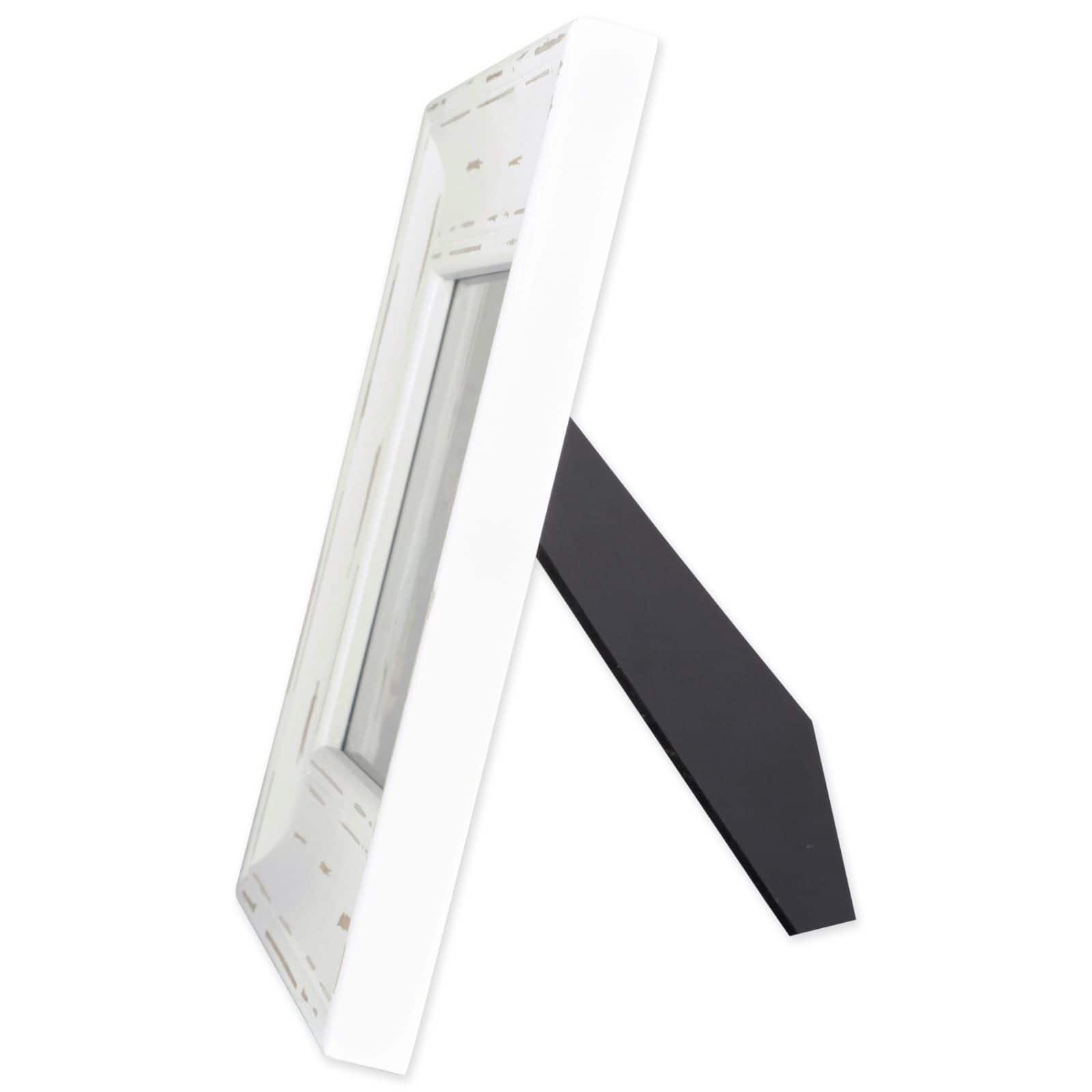 DII® White Distressed 4" x 6" Picture Frame