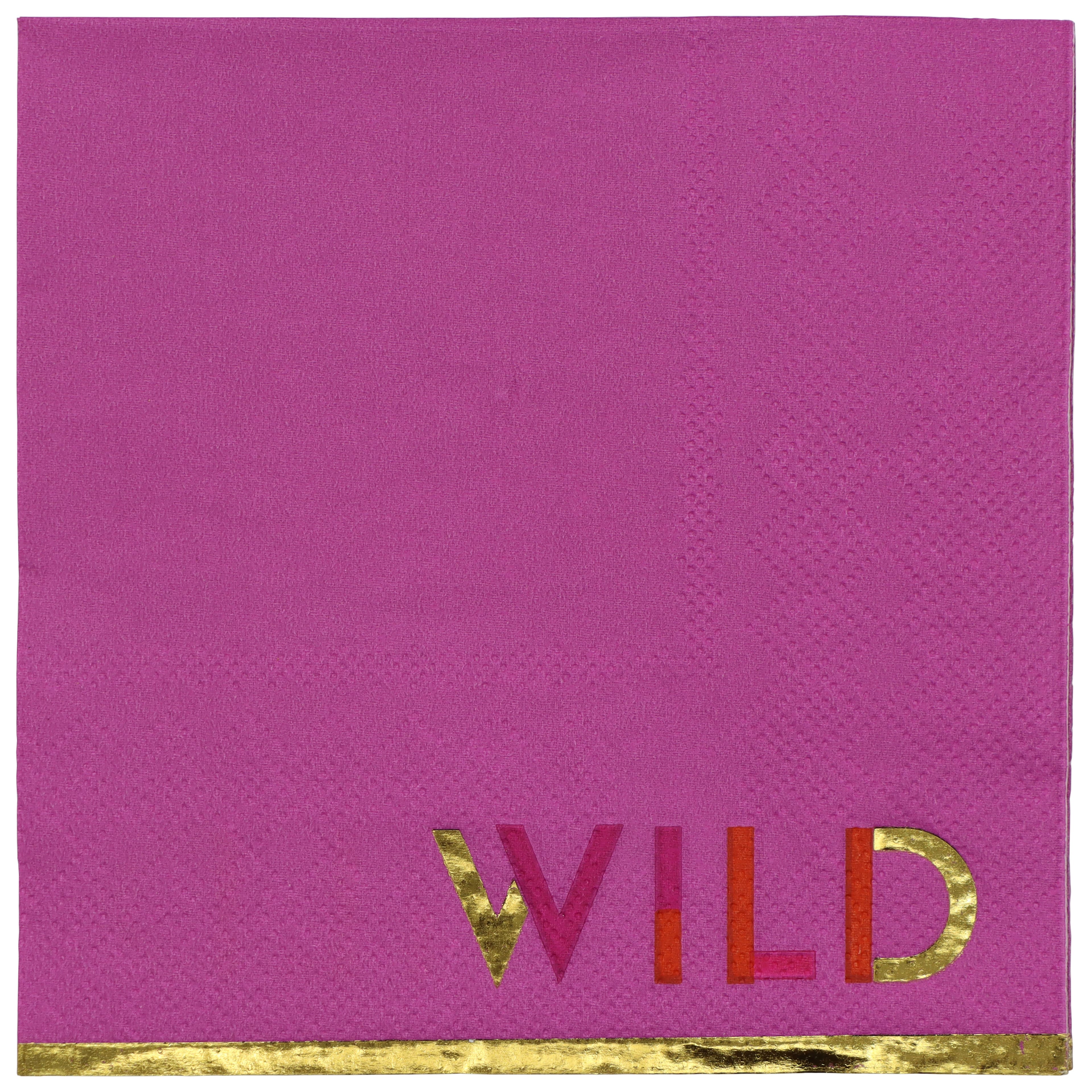 Pink Jungle Wild Paper Beverage Napkins, 20ct. by Celebrate It™