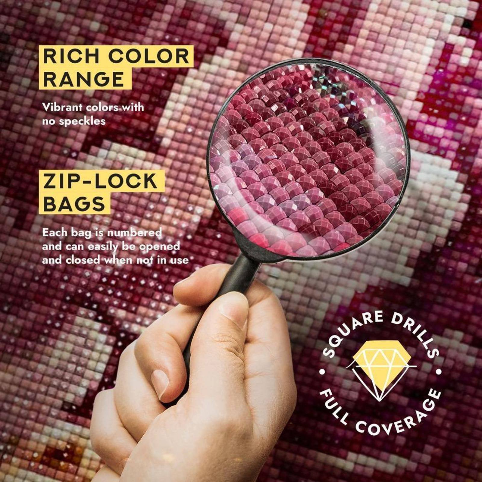 Wizardi Diamond Painting Ornament Kit Tropical Owl
