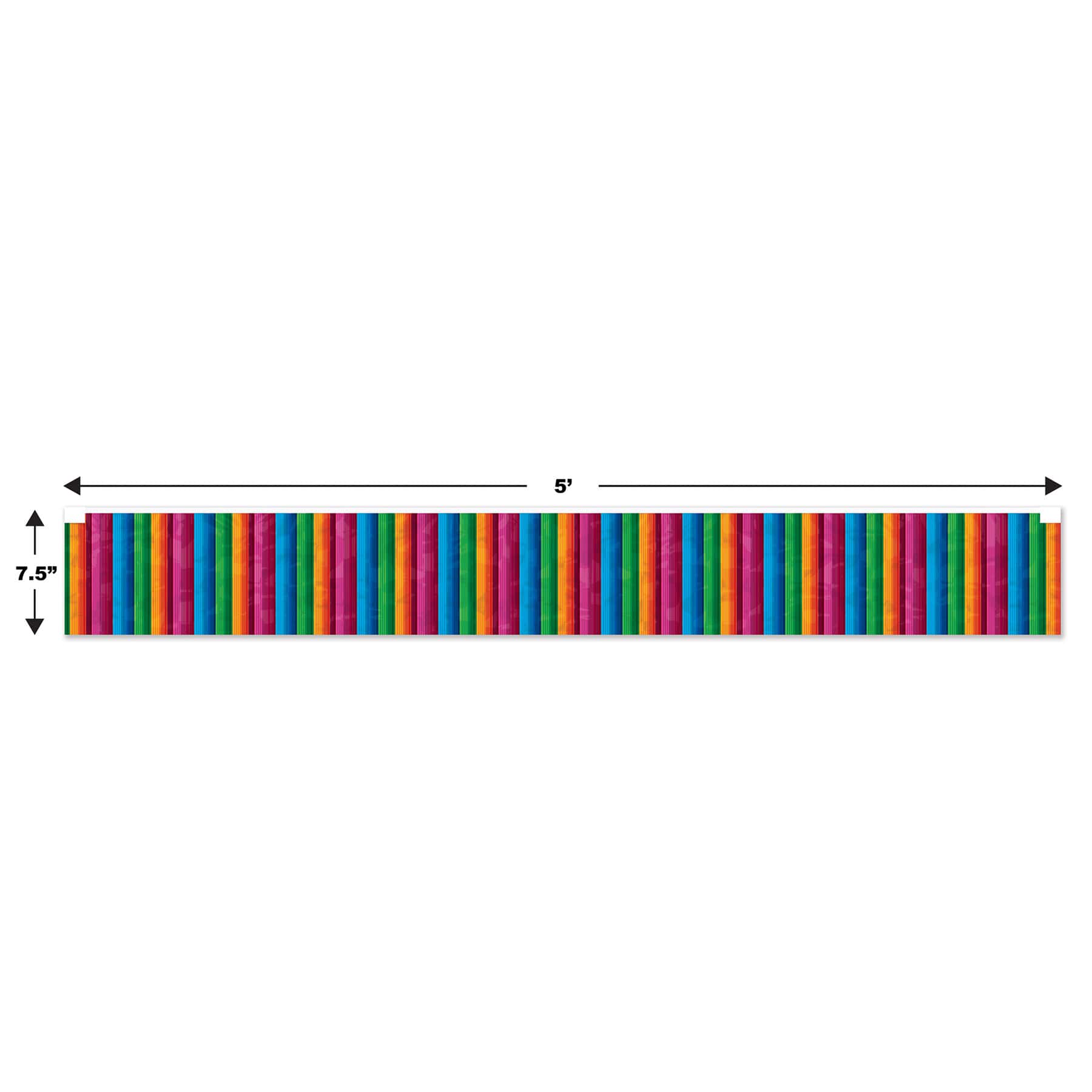 Beistle 5ft. Metallic Serape Fiesta Fringe Banners, 2ct.