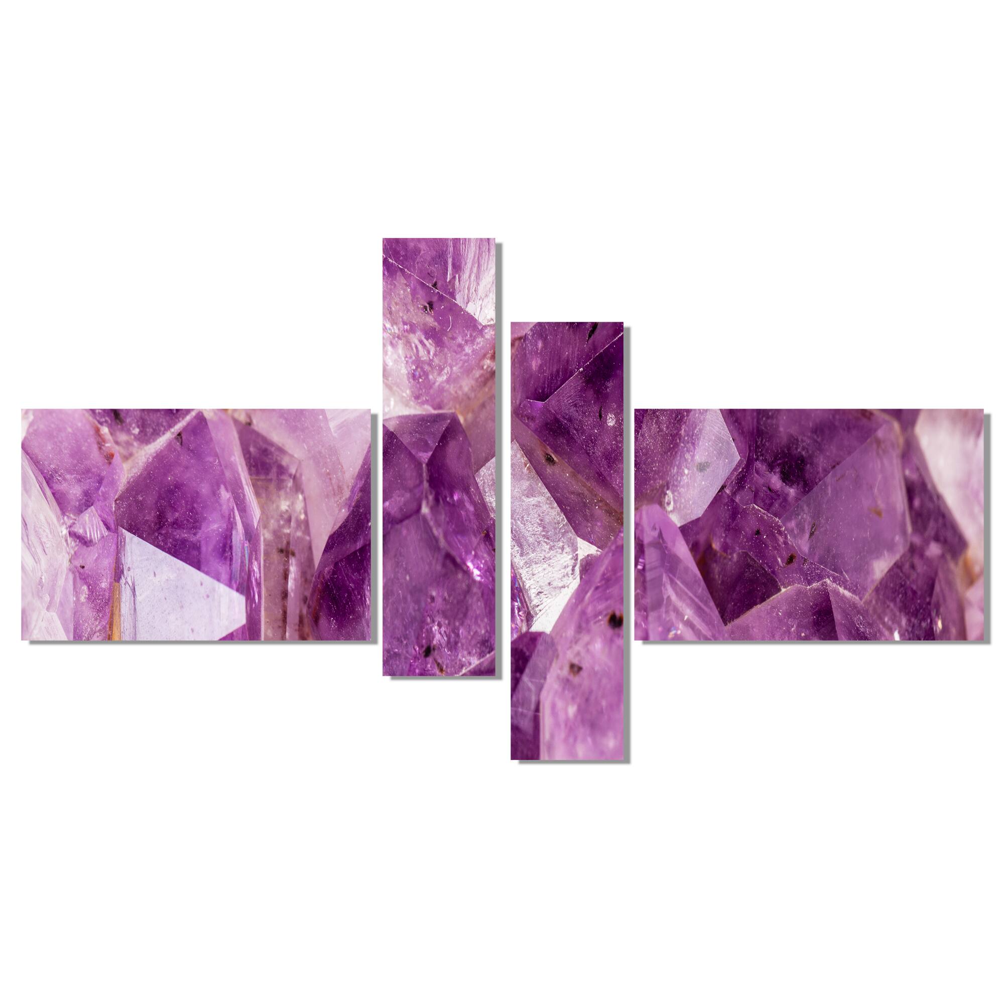 Designart - Purple Amethyst Macro