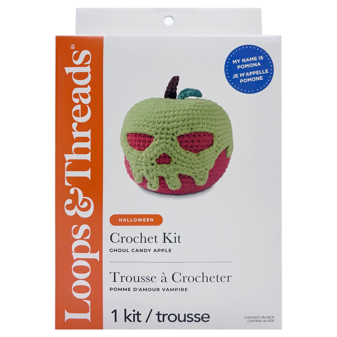 Pomona the Ghoul Candy Apple Halloween Crochet Kit by Loops & Threads®