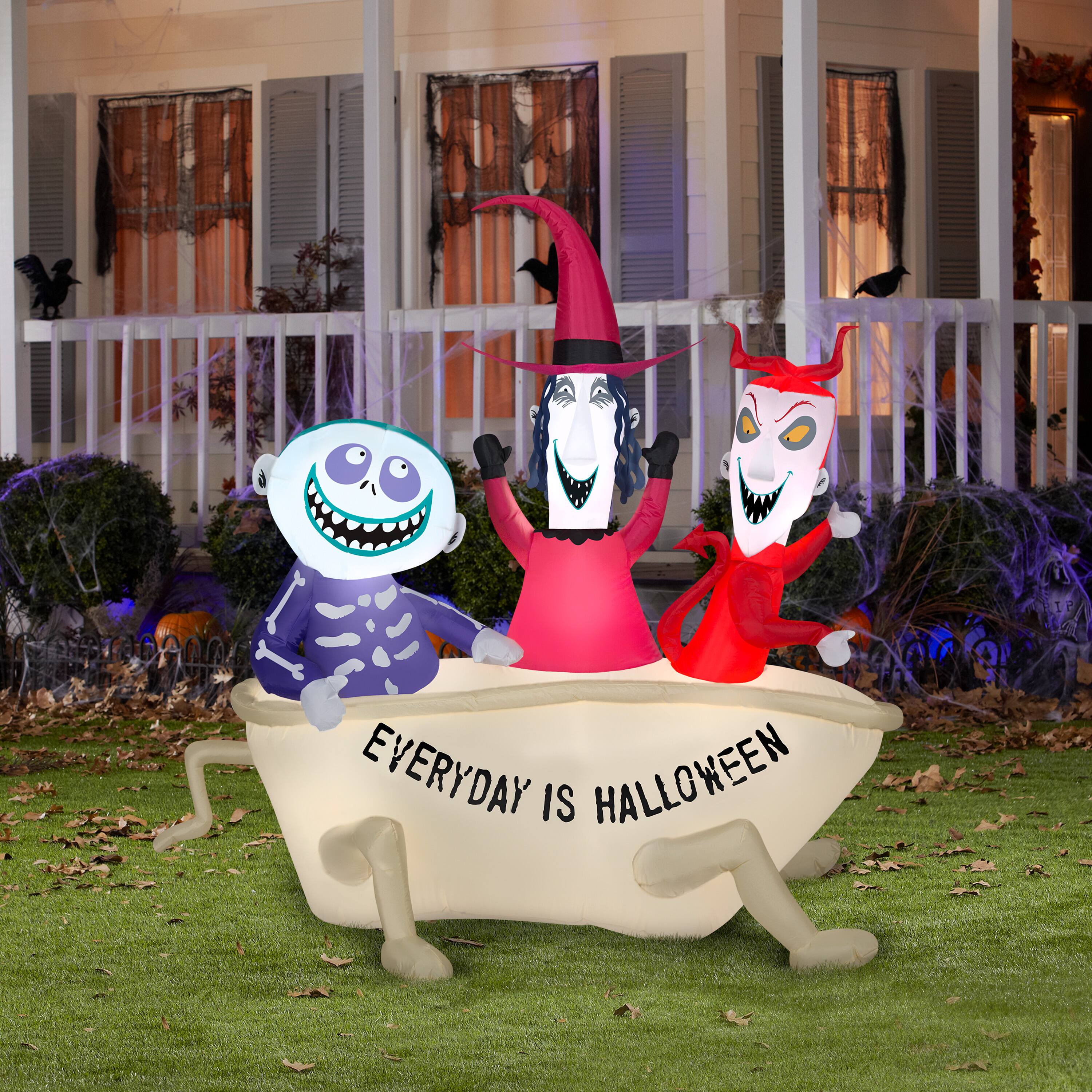 5.5ft. Airblown® Inflatable Halloween Lock Shock and Barrel in Tub