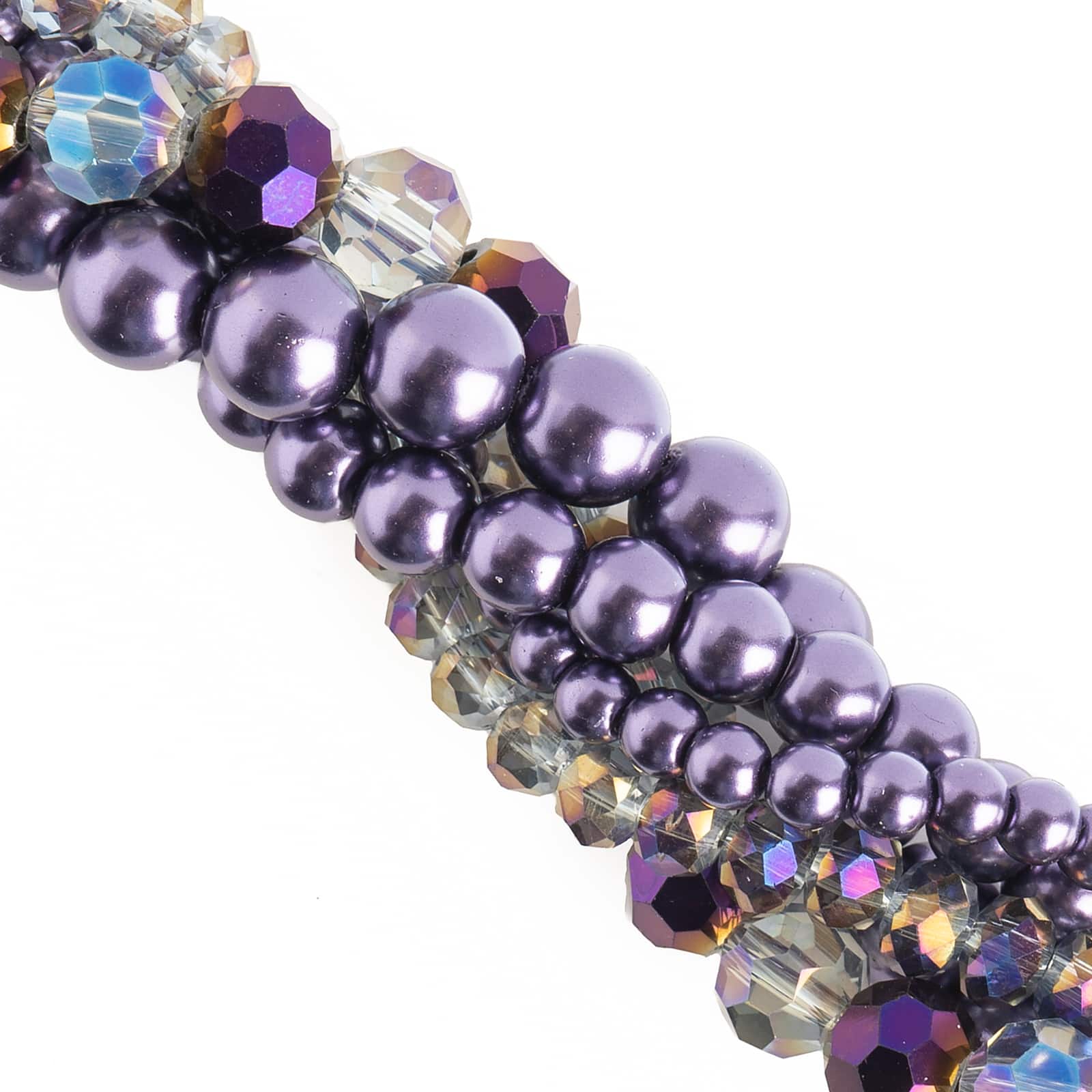 Crystal Lane DIY 6" 5 Twisted Pearls & Crystal Beads Strands