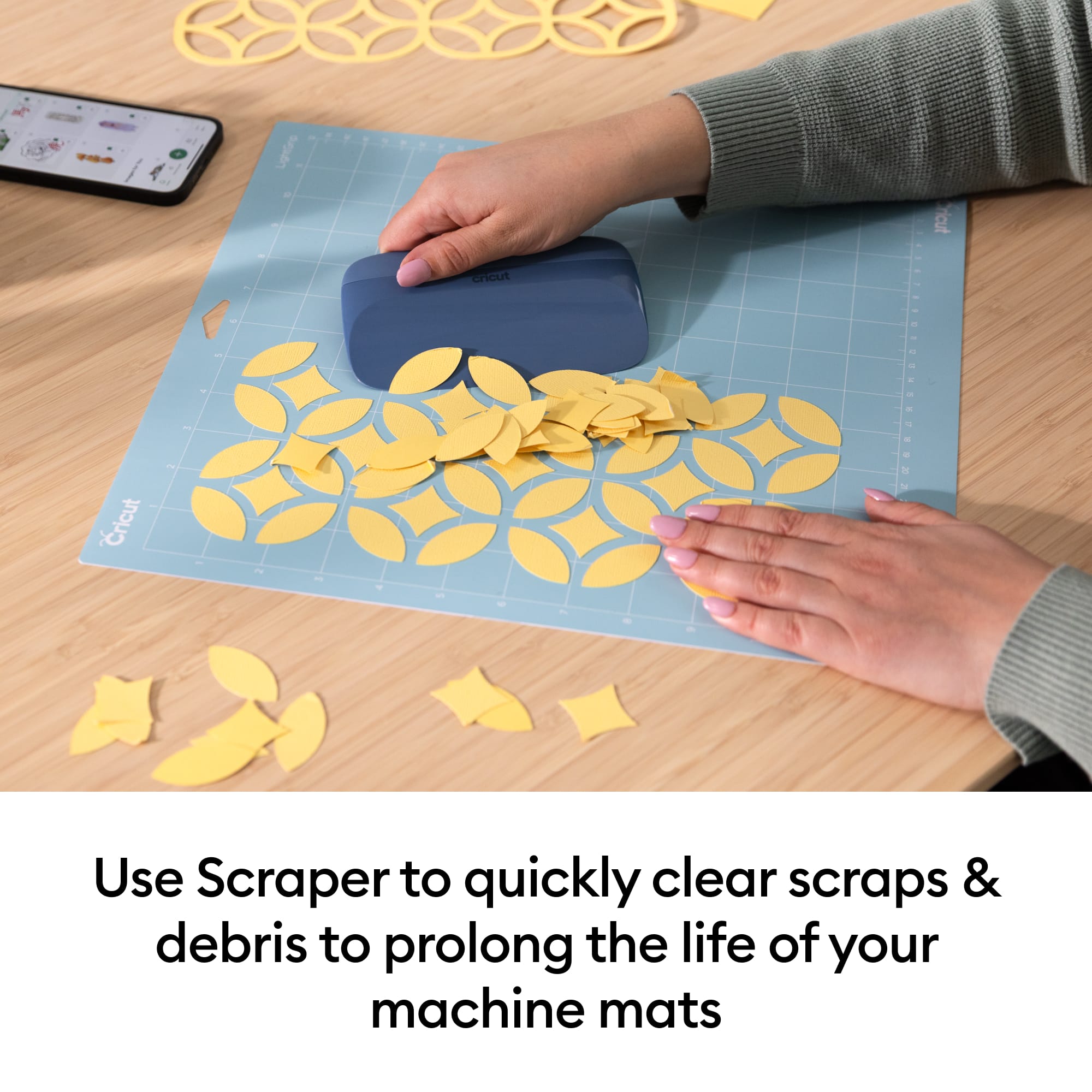 Cricut® Blue 2-Piece Scraper Tool Set