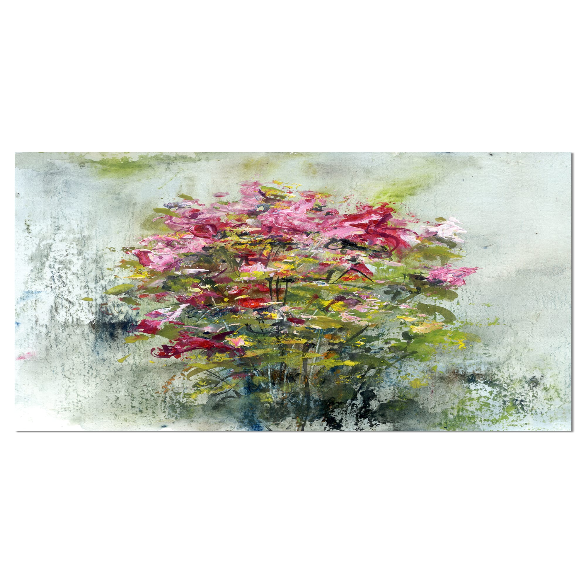 Designart - Bouquets Of Roses Painting Art - Floral Art Canvas Print