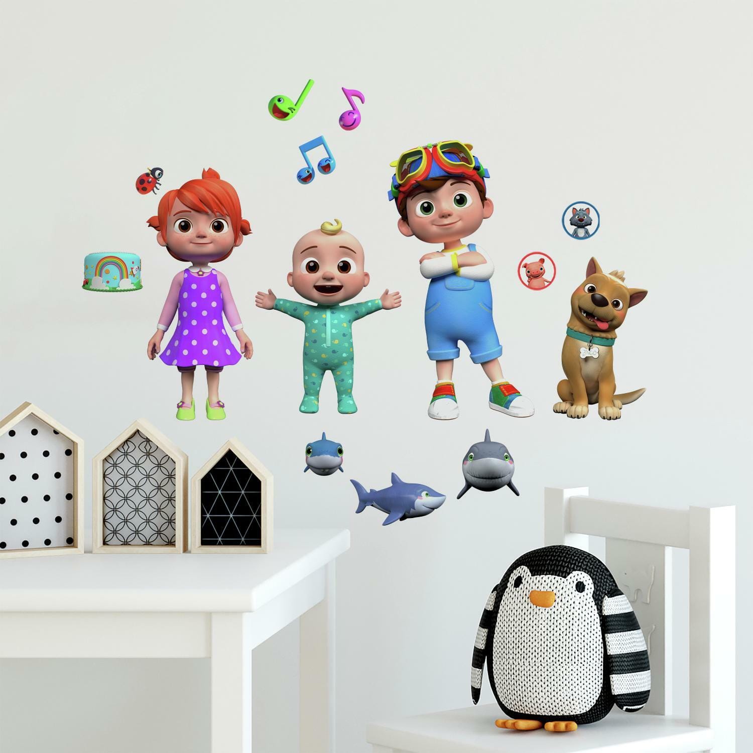 RoomMates Cocomelon Peel & Stick Wall Decals