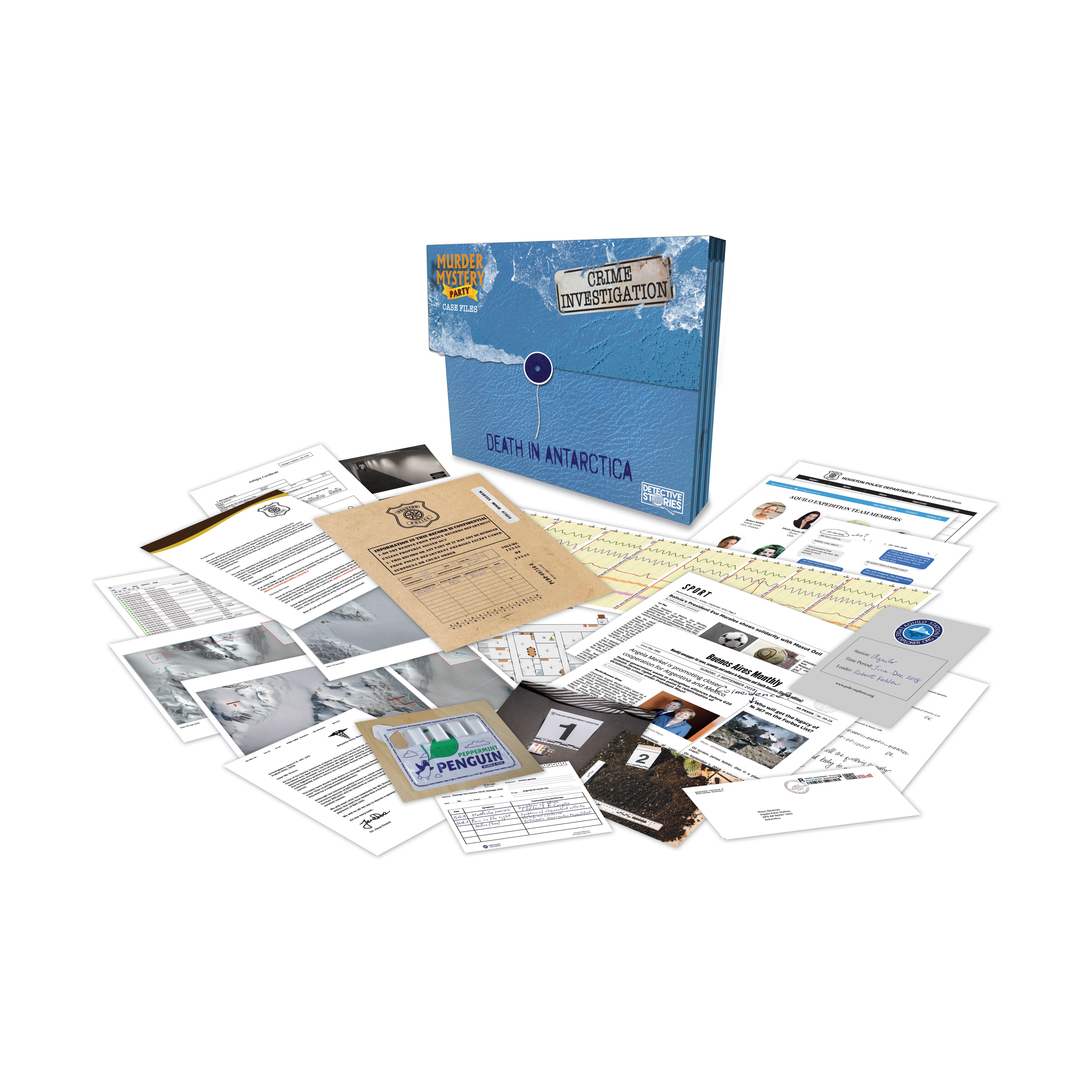 Murder Mystery Party® Case Files: Death in Antarctica