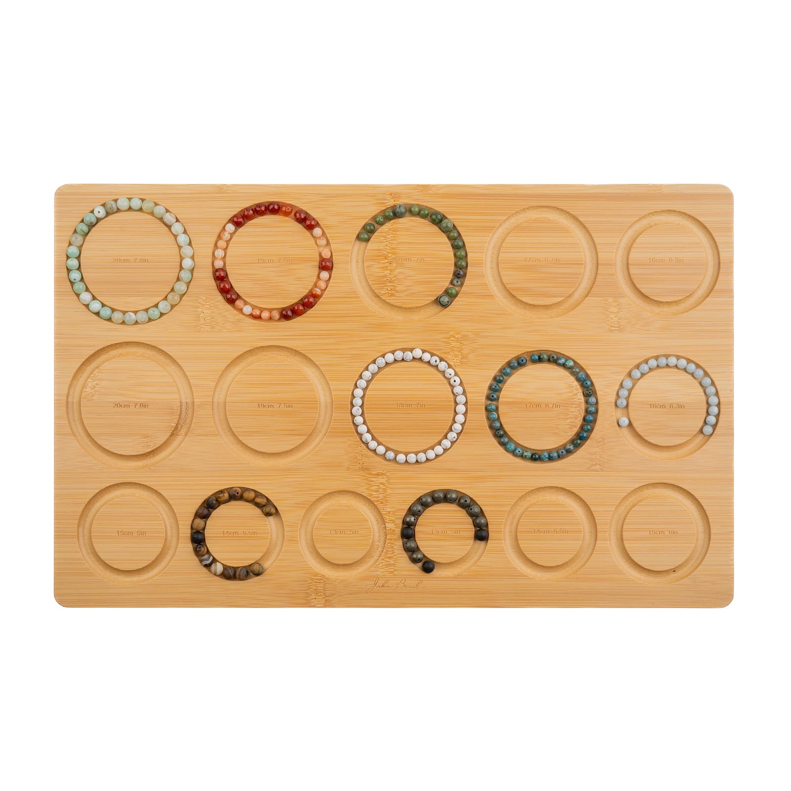 John Bead 11" x 17" Mega Bracelet Wood Bead Board