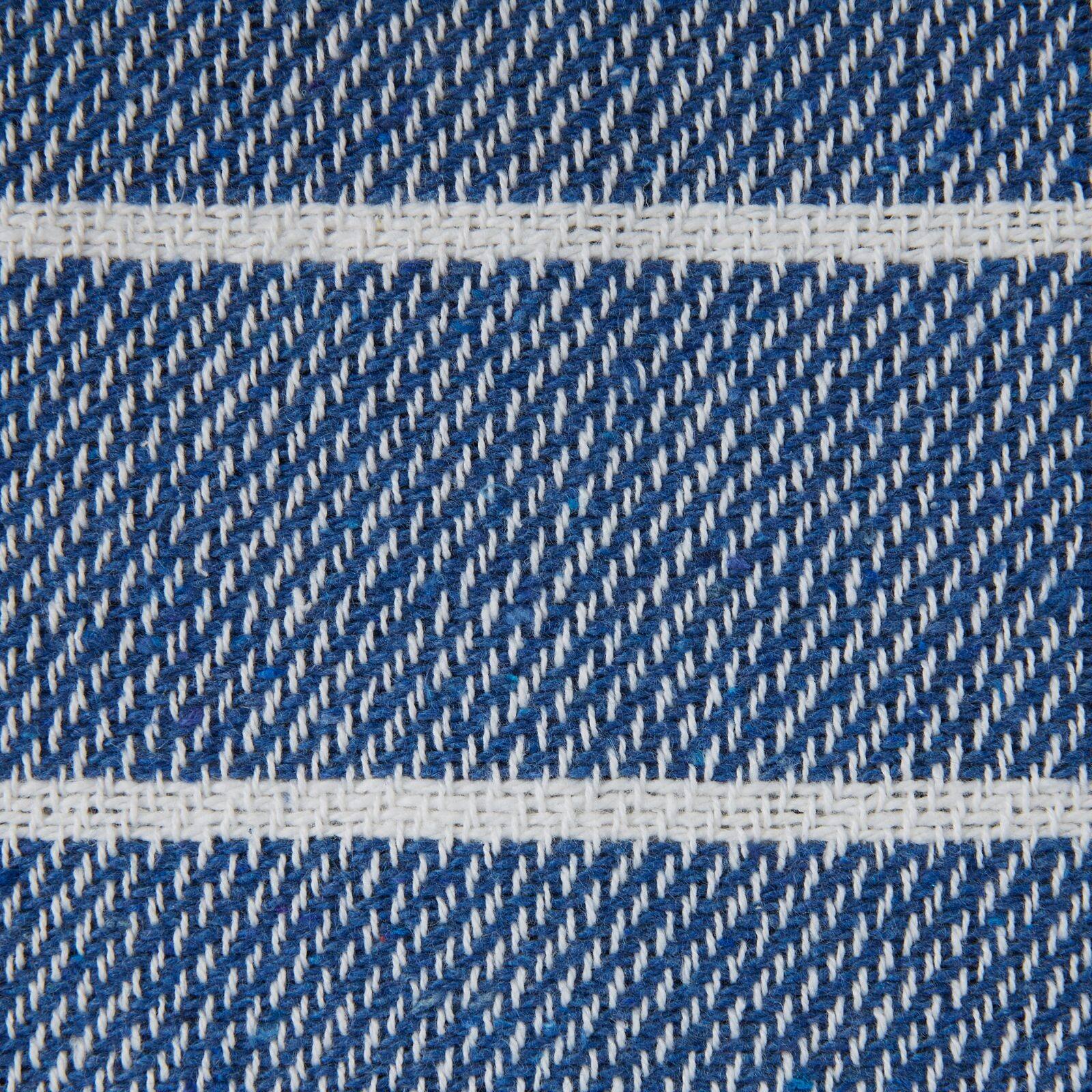 DII® French Blue & White Thin Stripe Throw