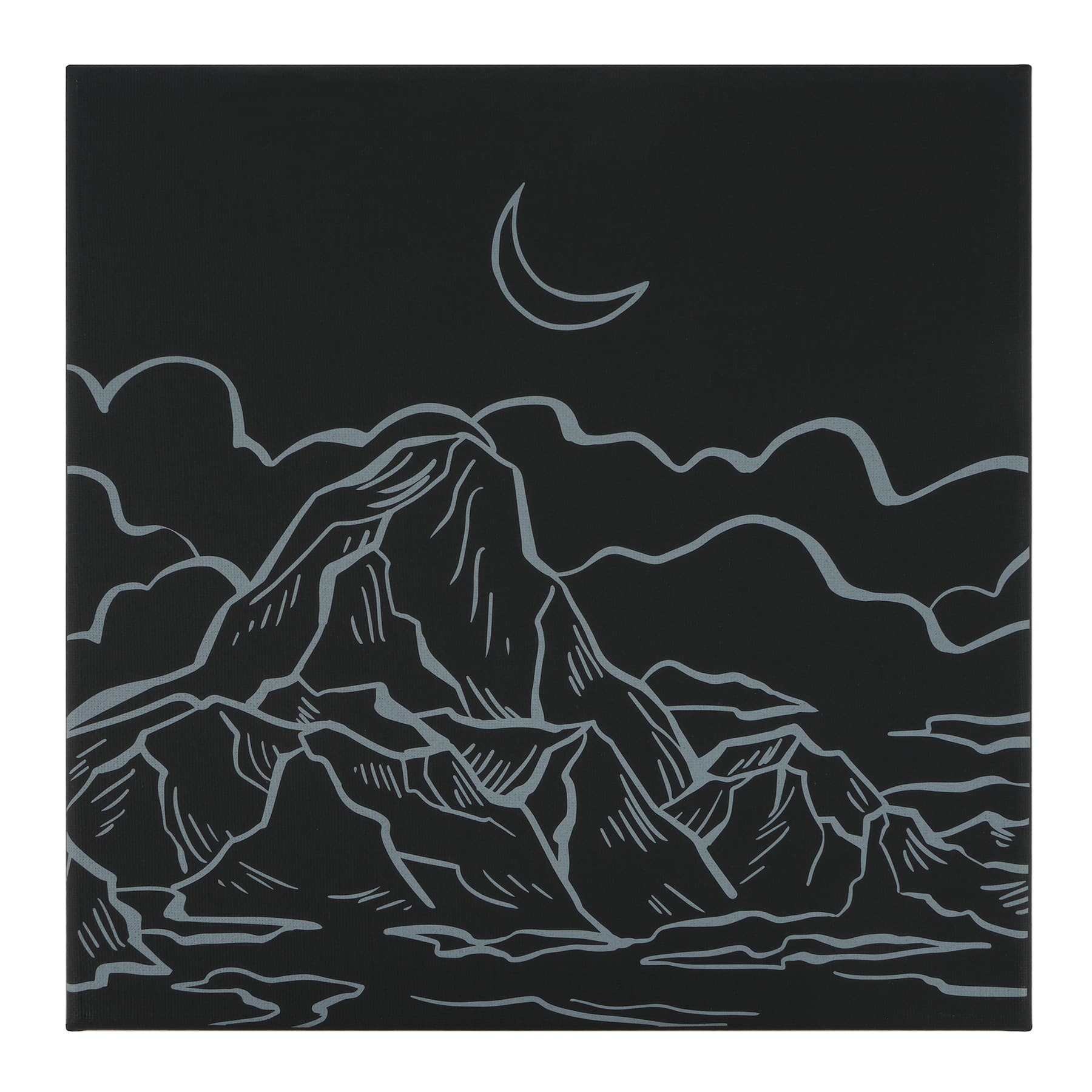 11" x 11" Mountain Sky Canvas Painting Kit by Craft Smart®
