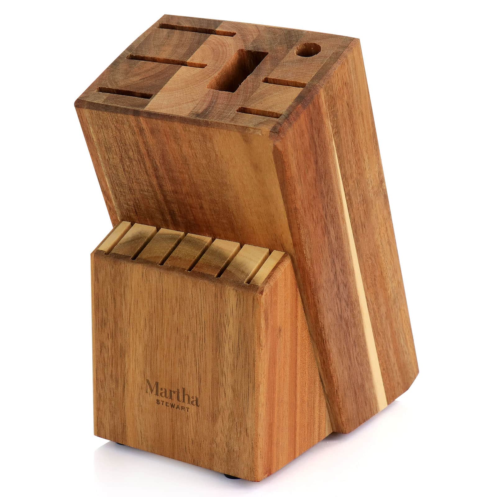 Martha Stewart Cream Stainless Steel 14 Piece Cutlery & Knife Block Set