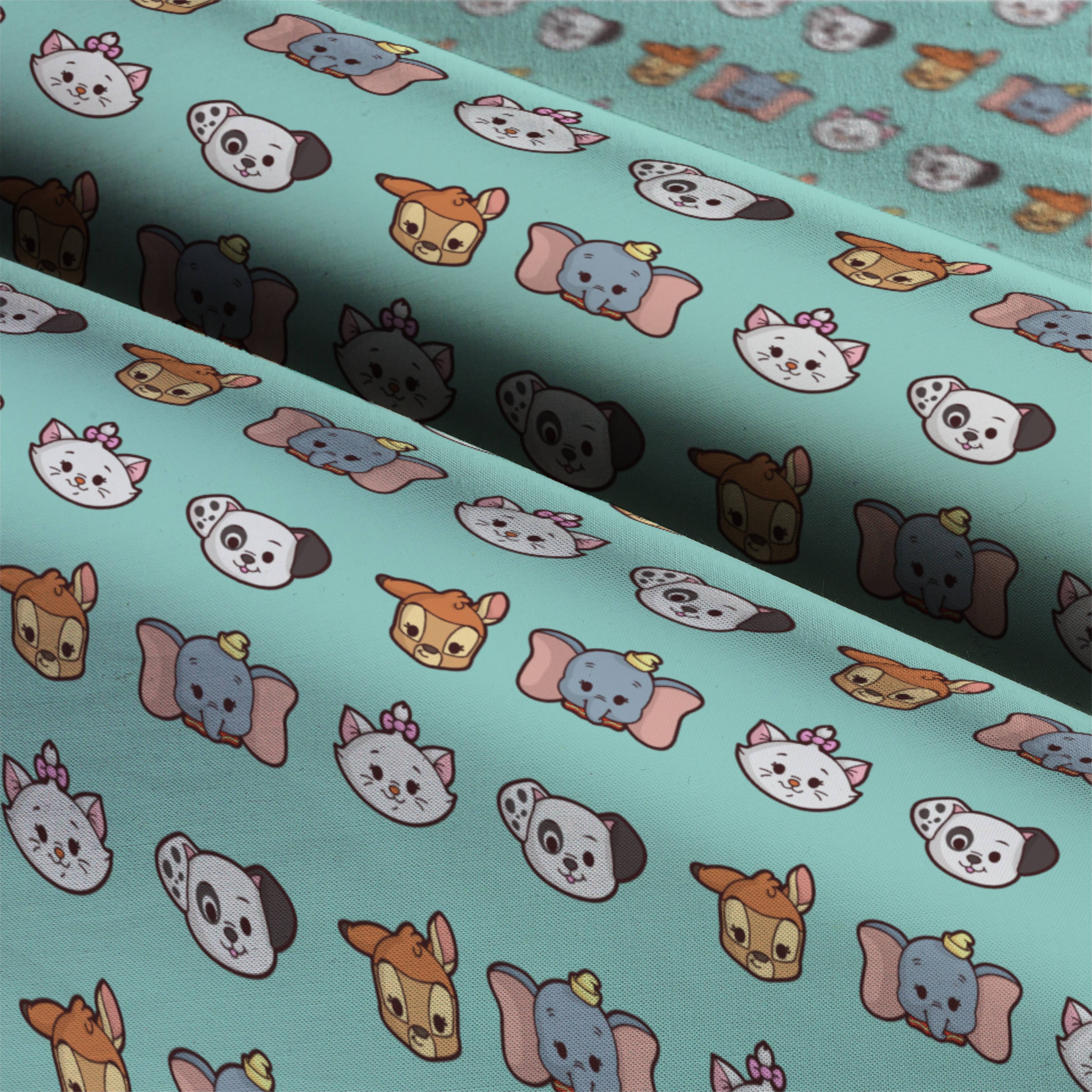 Disney® Dalmatian & Elephant Cotton Fabric