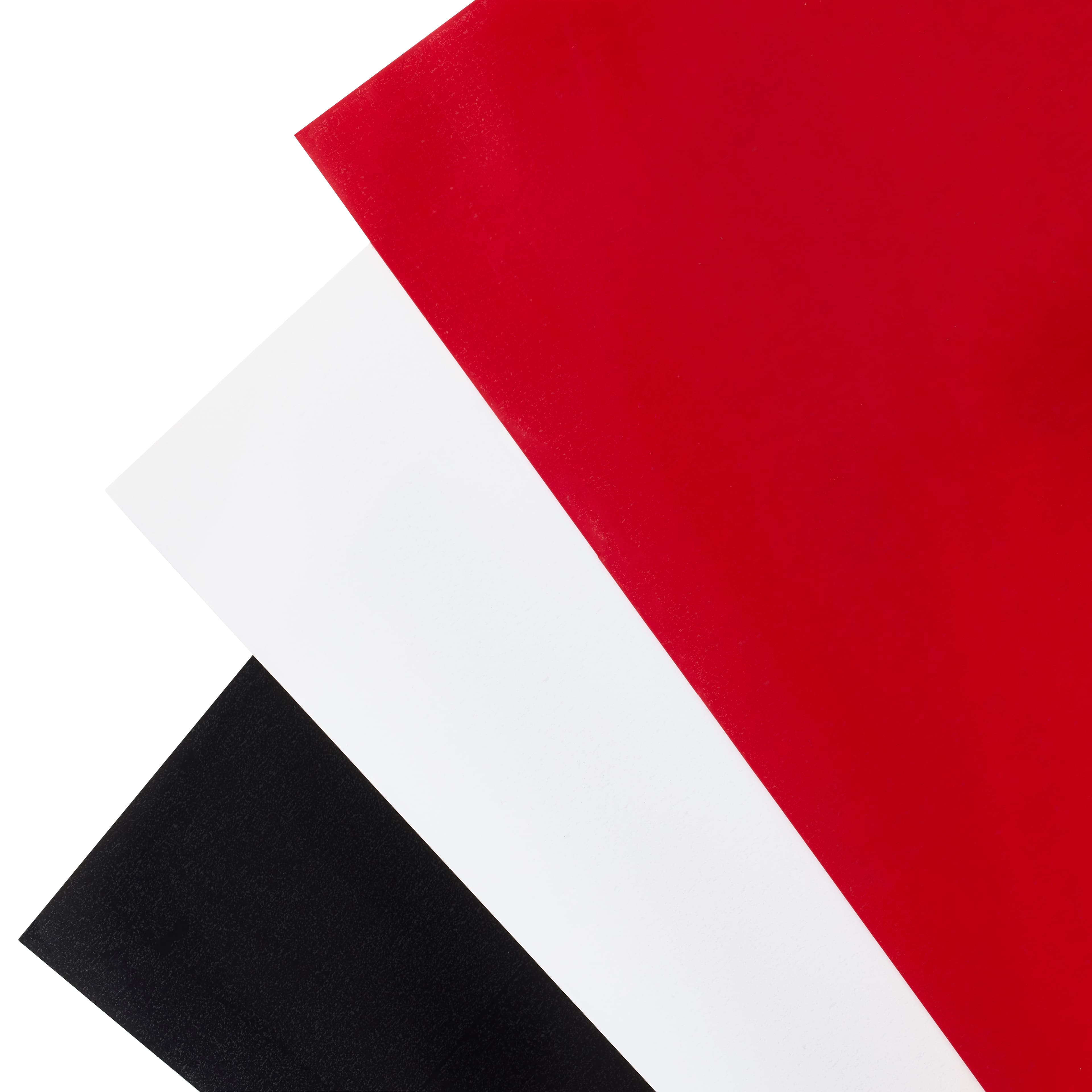 8 Packs: 3 ct. (24 total) Siser® Easyweed® Heat Transfer Vinyl Sampler, Red, White & Black