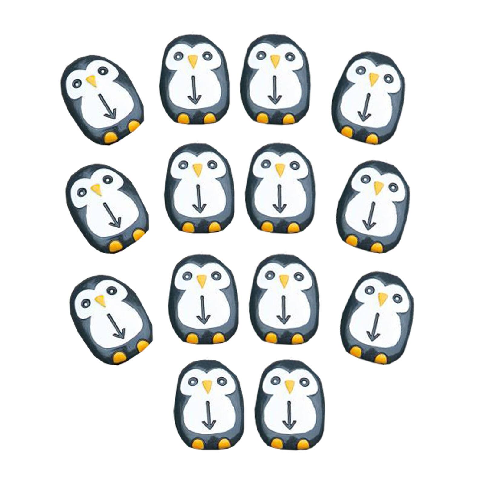 Yellow Door Pre-Coding Penguin Stones, 18ct.
