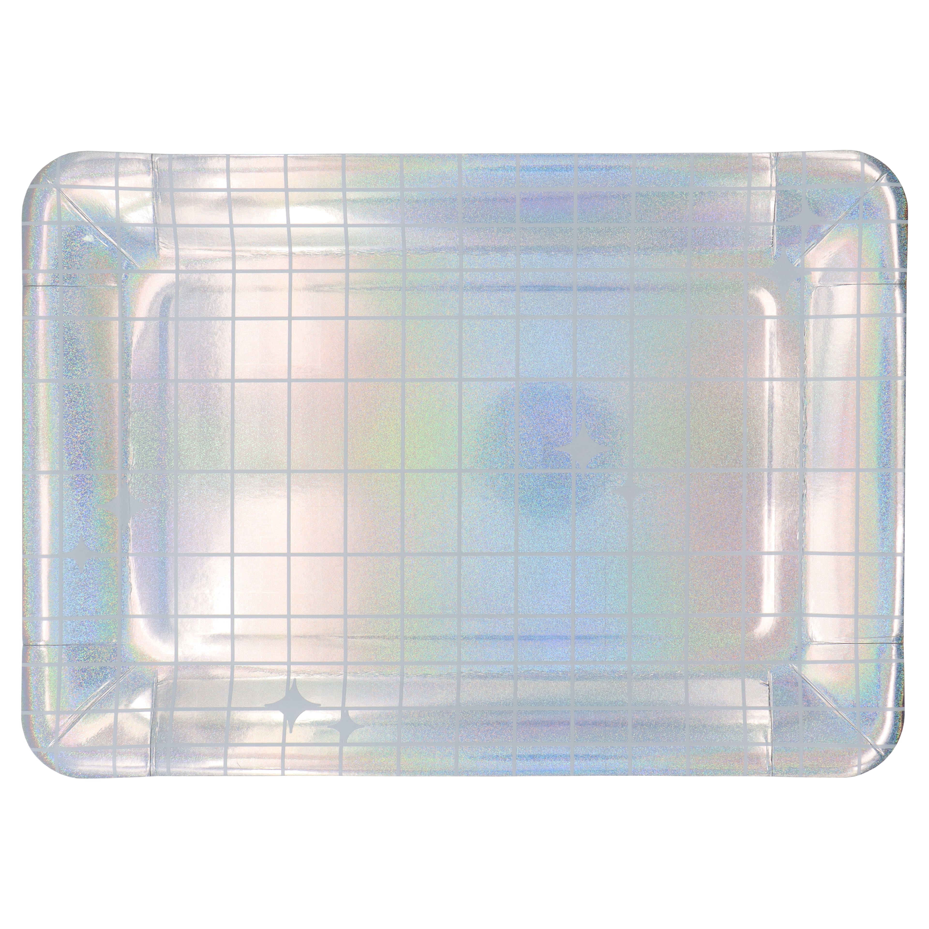 12 Packs: 2 ct. (24 total) 9" x 13" Disco Paper Serving Trays by Celebrate It™