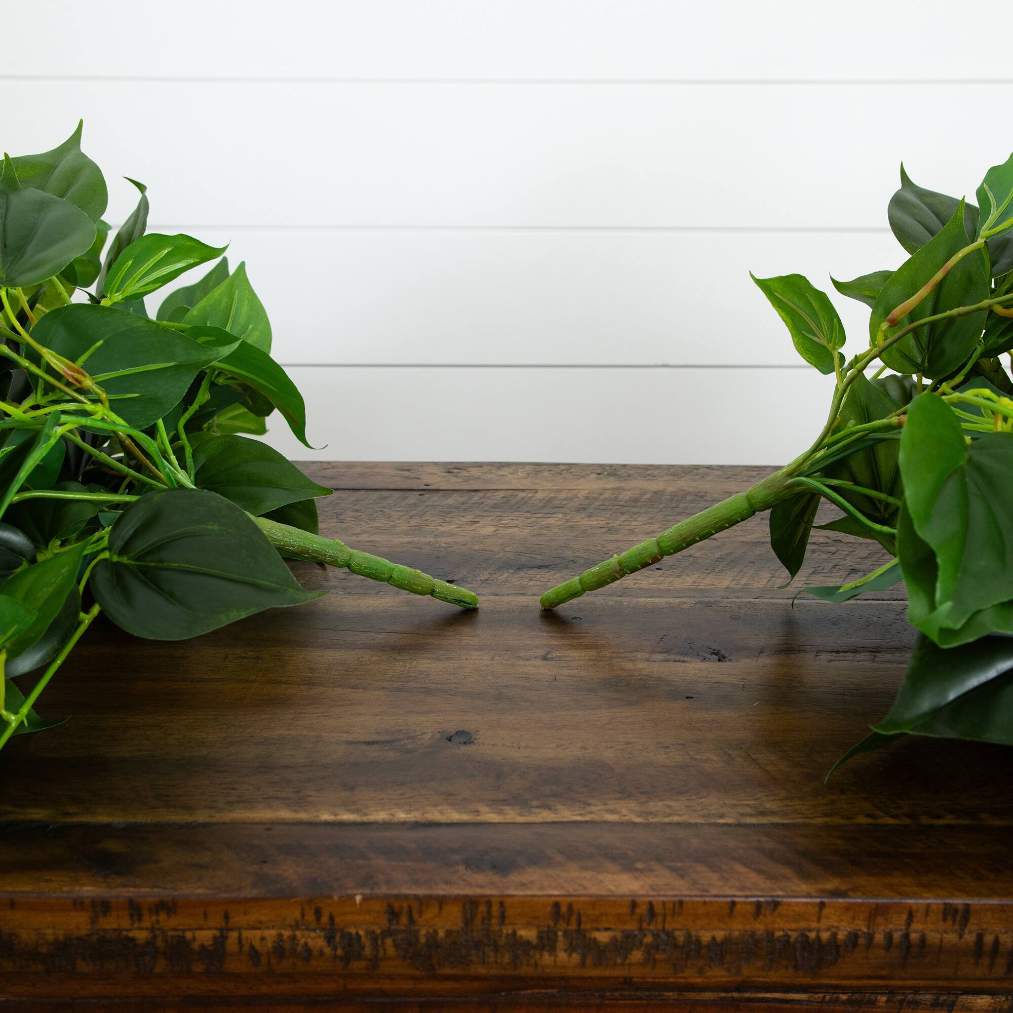 32" UV Resistant Artificial Philodendron Hanging Plant, 2ct.