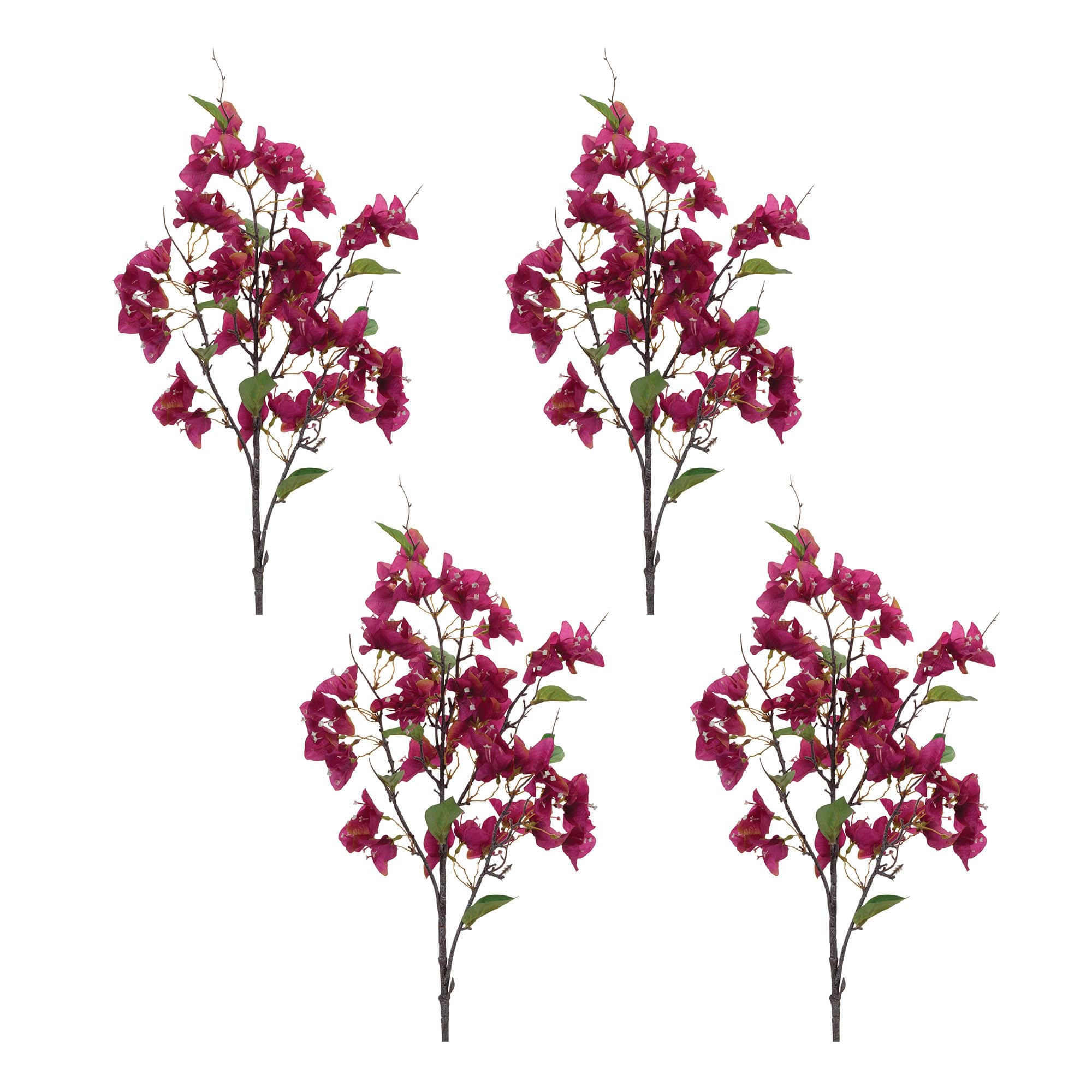 35.75" Purple & Pink Blossom Floral Branches, 4ct