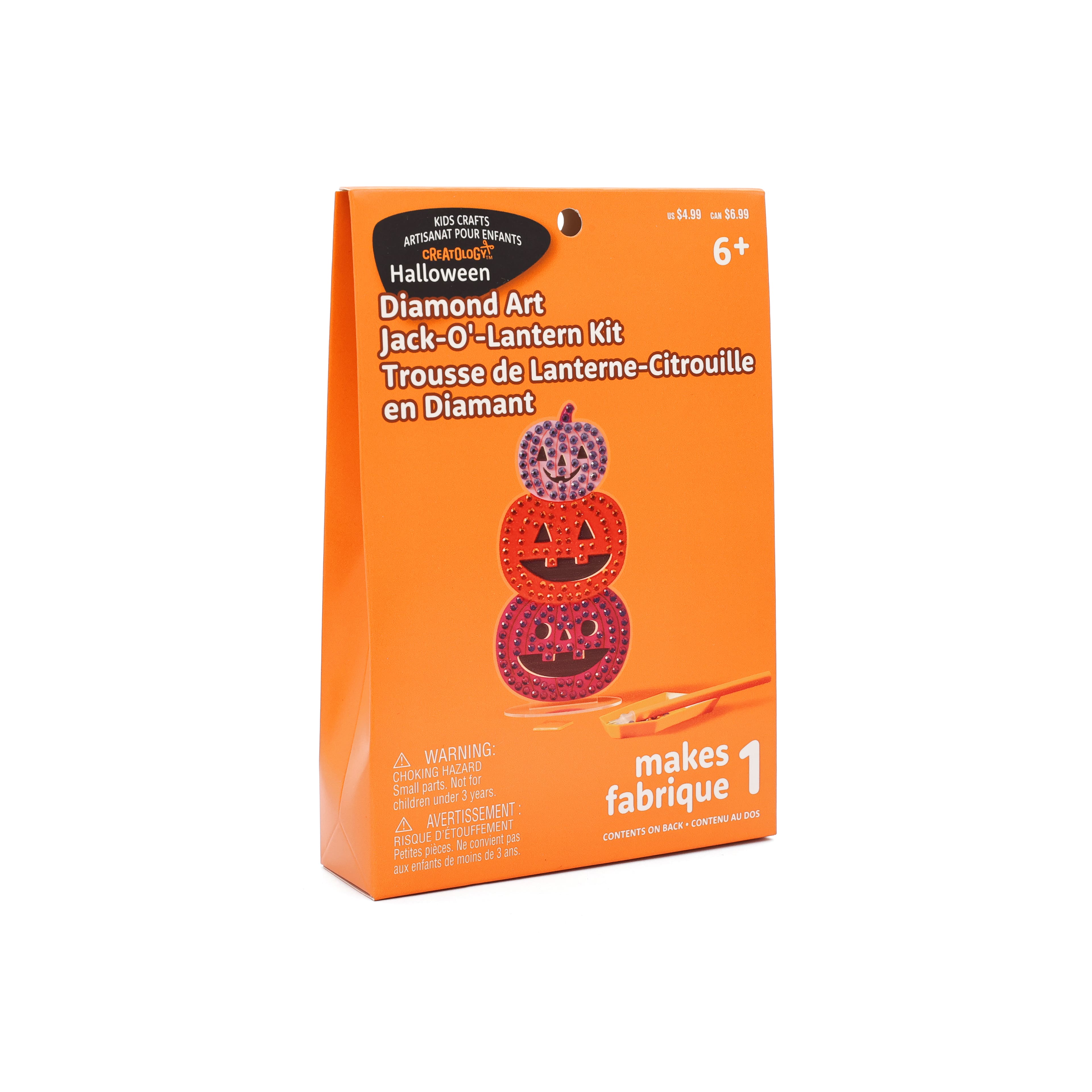 Jack-o'-Lantern Figure Diamond Art Kit by Creatology™
