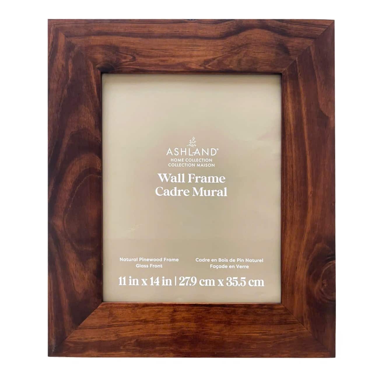 Home Walnut Extra Wide Natural Pinewood Wall Frame by Ashland®