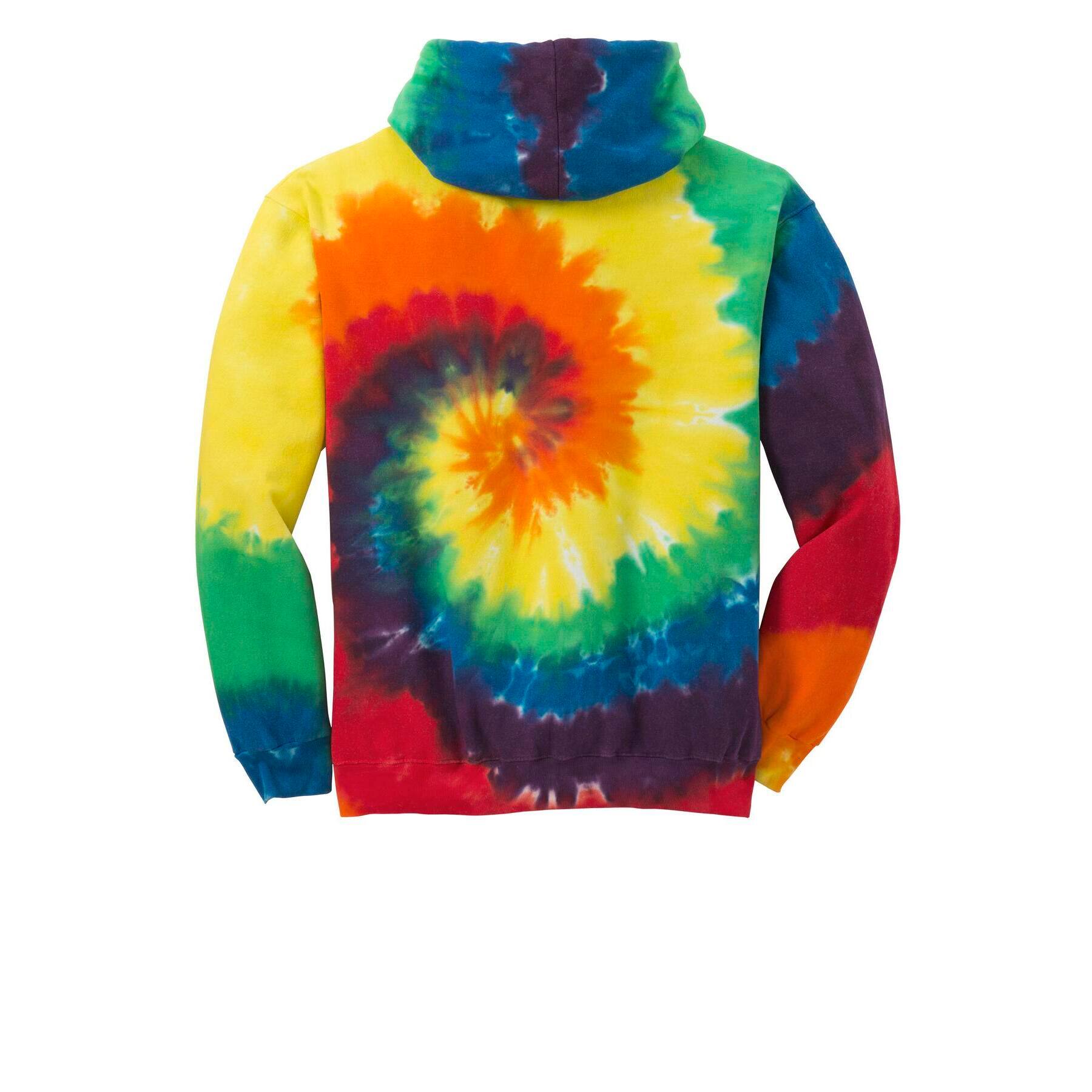 Port & Company® Tie-Dye Pullover Hooded Adult Sweatshirt