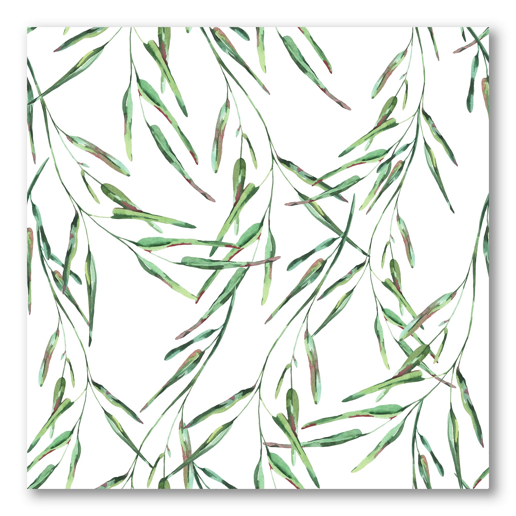 Designart - Tropical Green Leaves In Summer Times II
