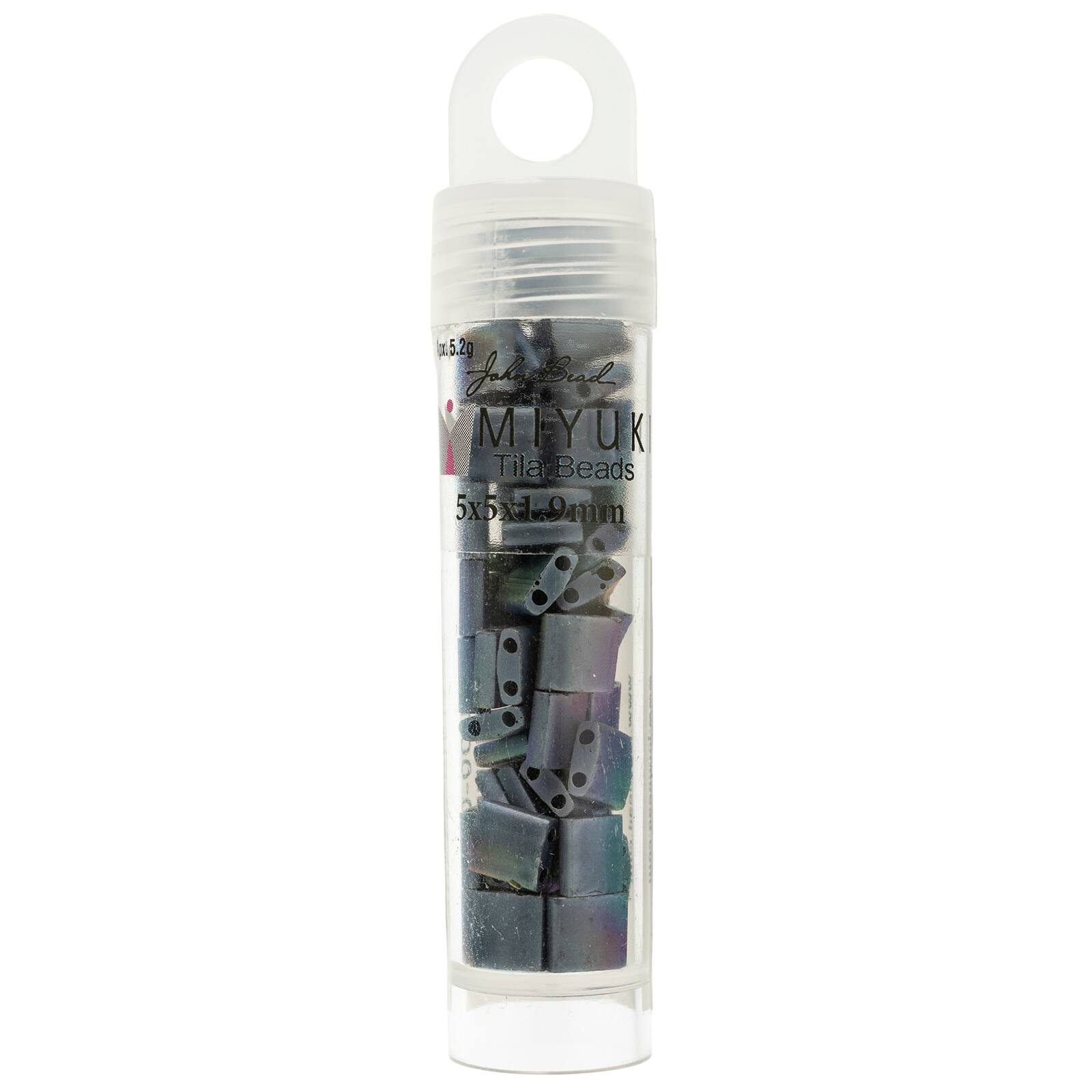 Miyuki® TILA® 5mm Opaque Matte Glass Beads Vial
