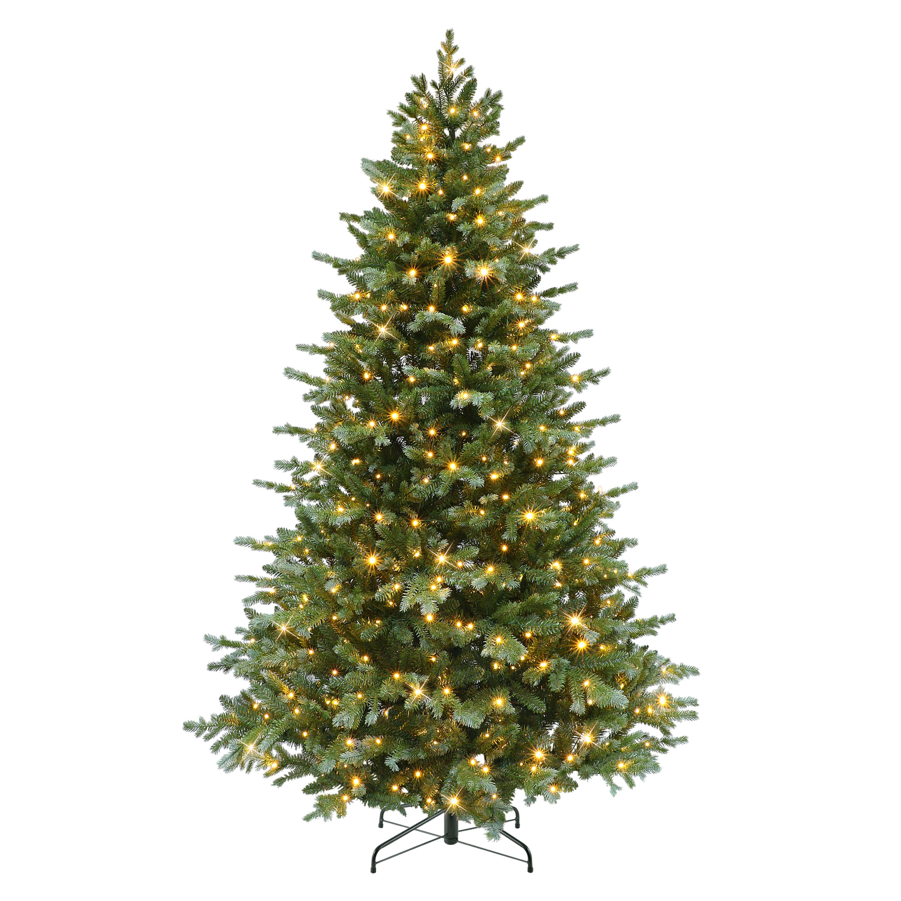 6.5ft. Pre-Lit Linden Fir Artificial Christmas Tree, Dual Color®  LED Lights
