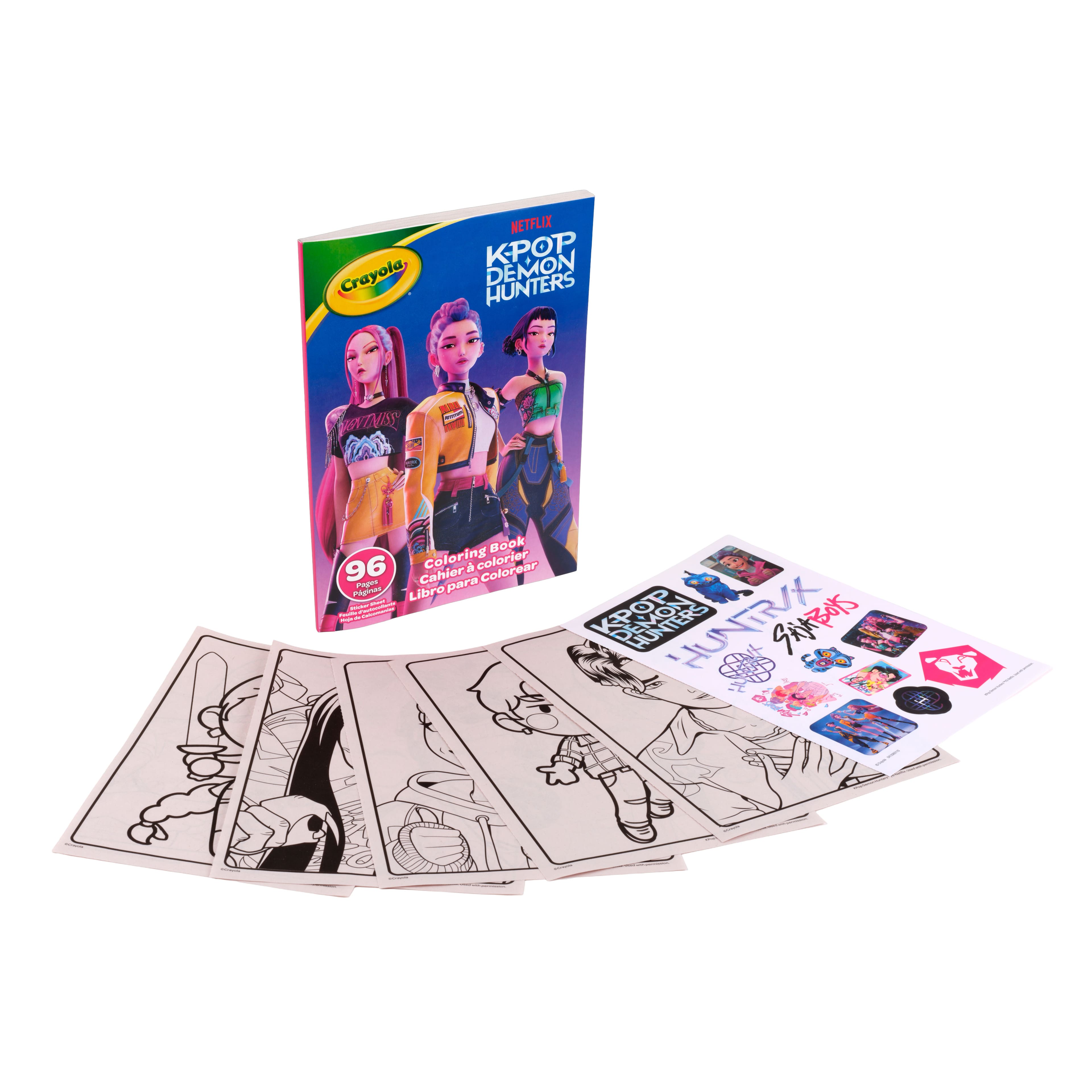 Crayola® K-Pop Demon Hunters Coloring Book