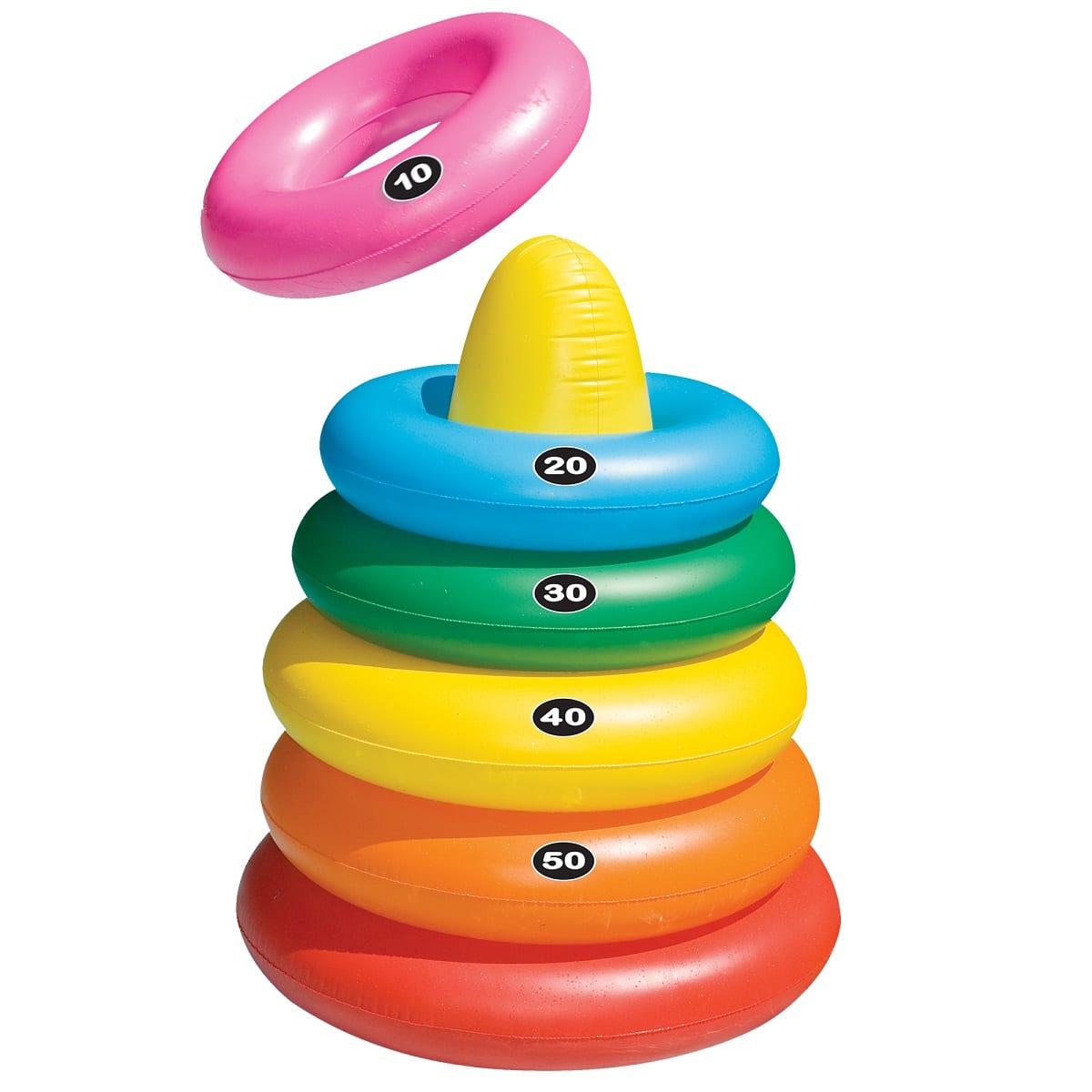 Swimline 4.5ft. Inflatable Giant Ring Toss Target Swimming Pool Game
