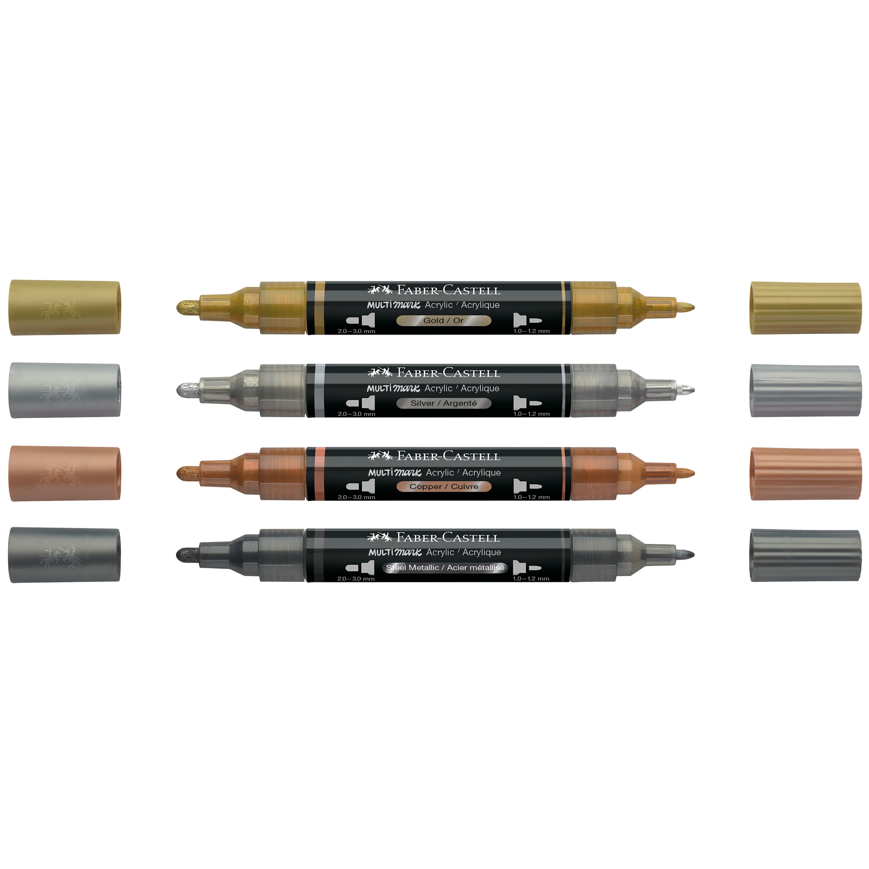 Faber-Castell® Metallic Acrylic Paint Marker Set