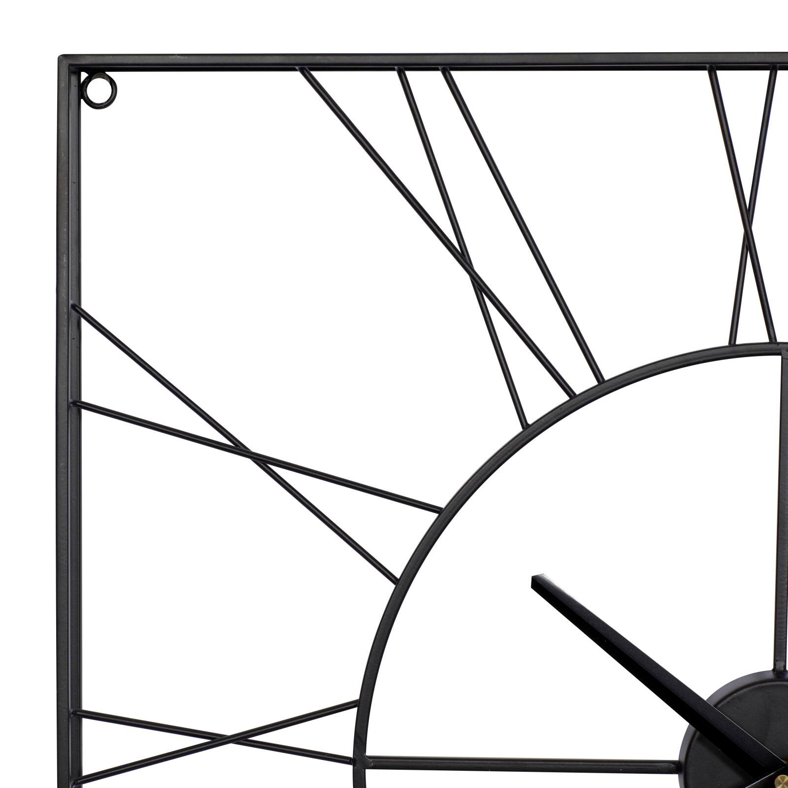 CosmoLiving by Cosmopolitan 24" Metal Square Wall Clock