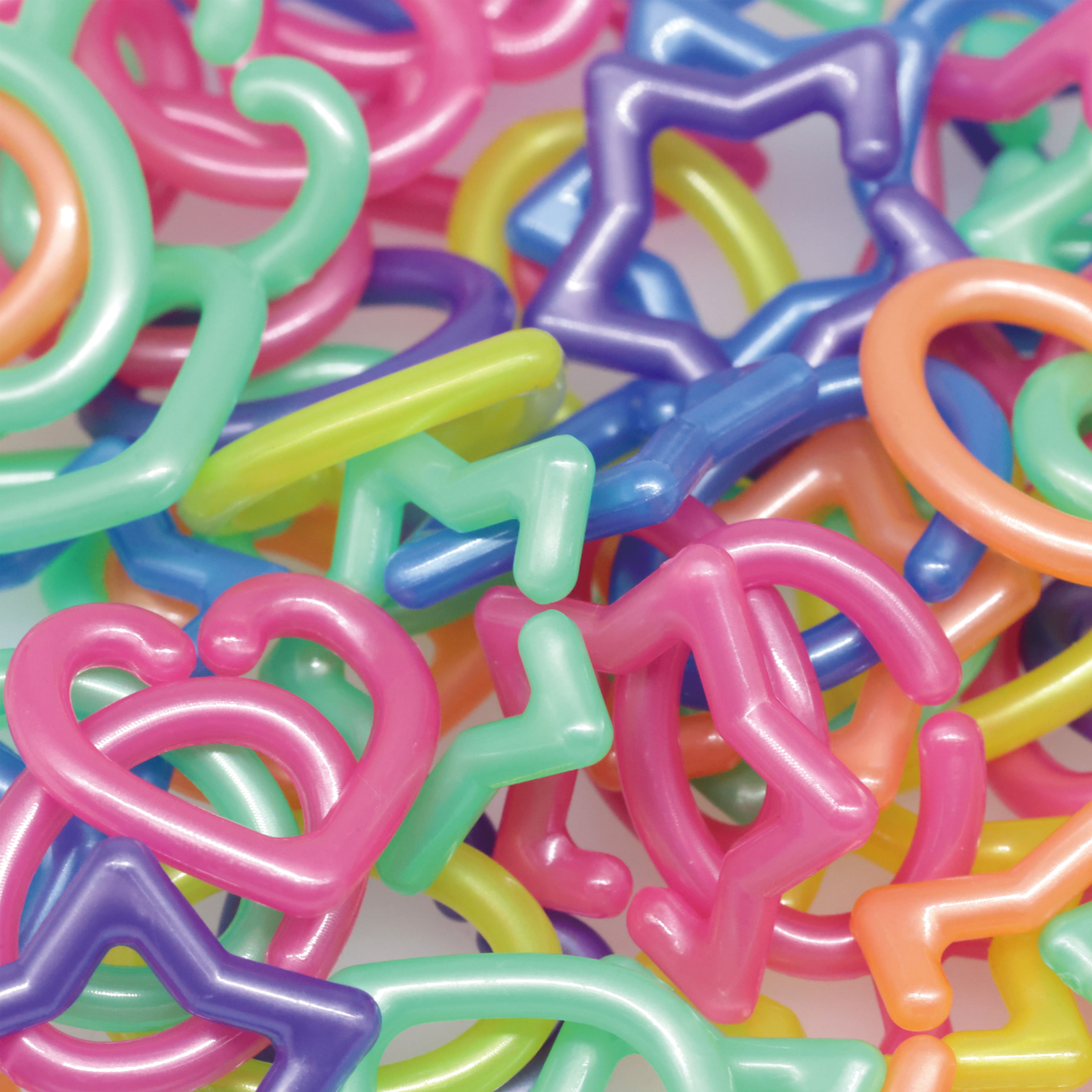 12 Packs: 200 ct. (2,400 total) Bright Pearl Mixed Shape Chain Links by Creatology™