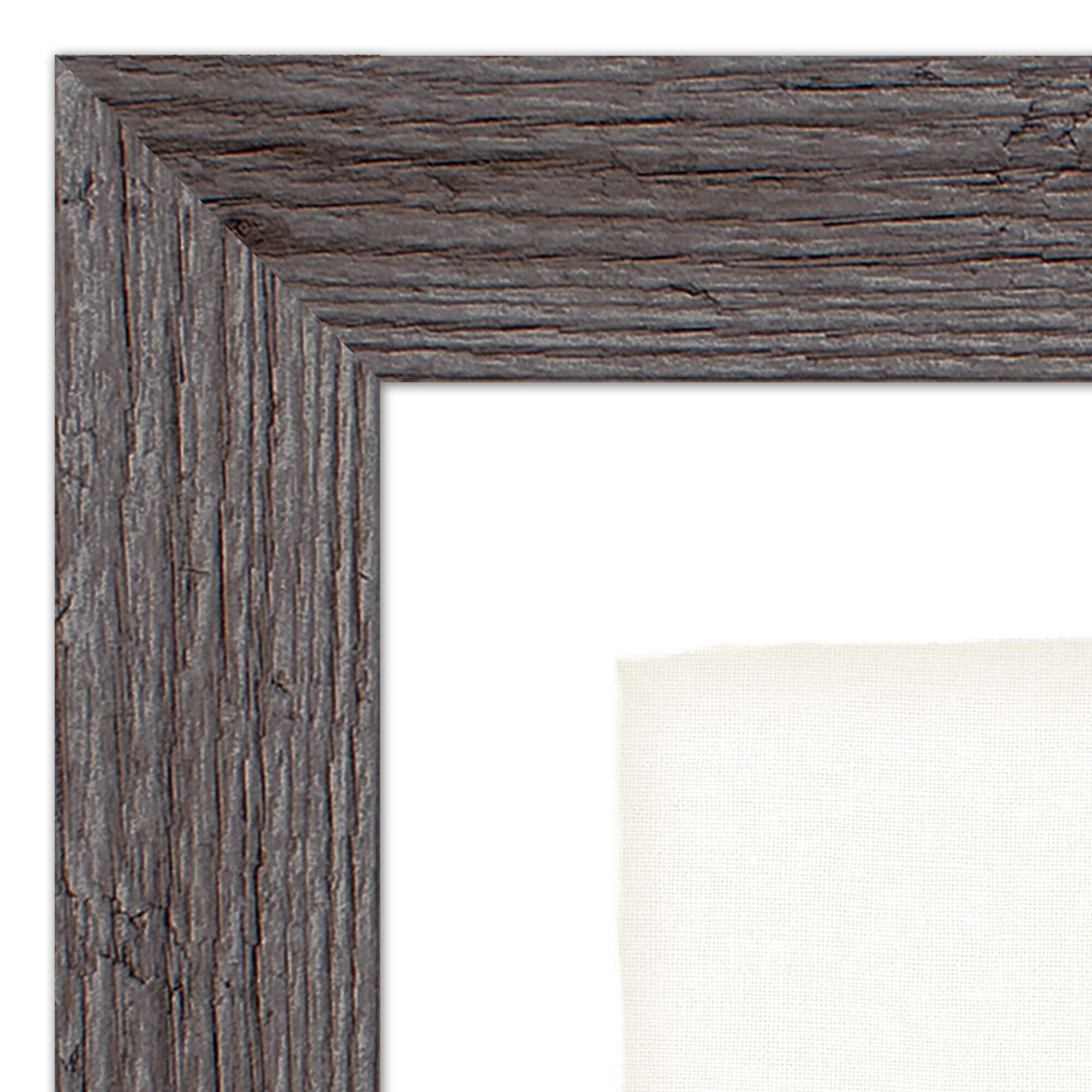 Framed Western Leaves on Linen Print