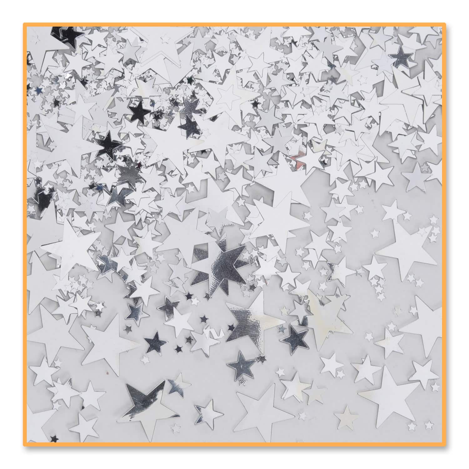 Beistle 1/2oz. Silver Stars Confetti Packs, 3ct.